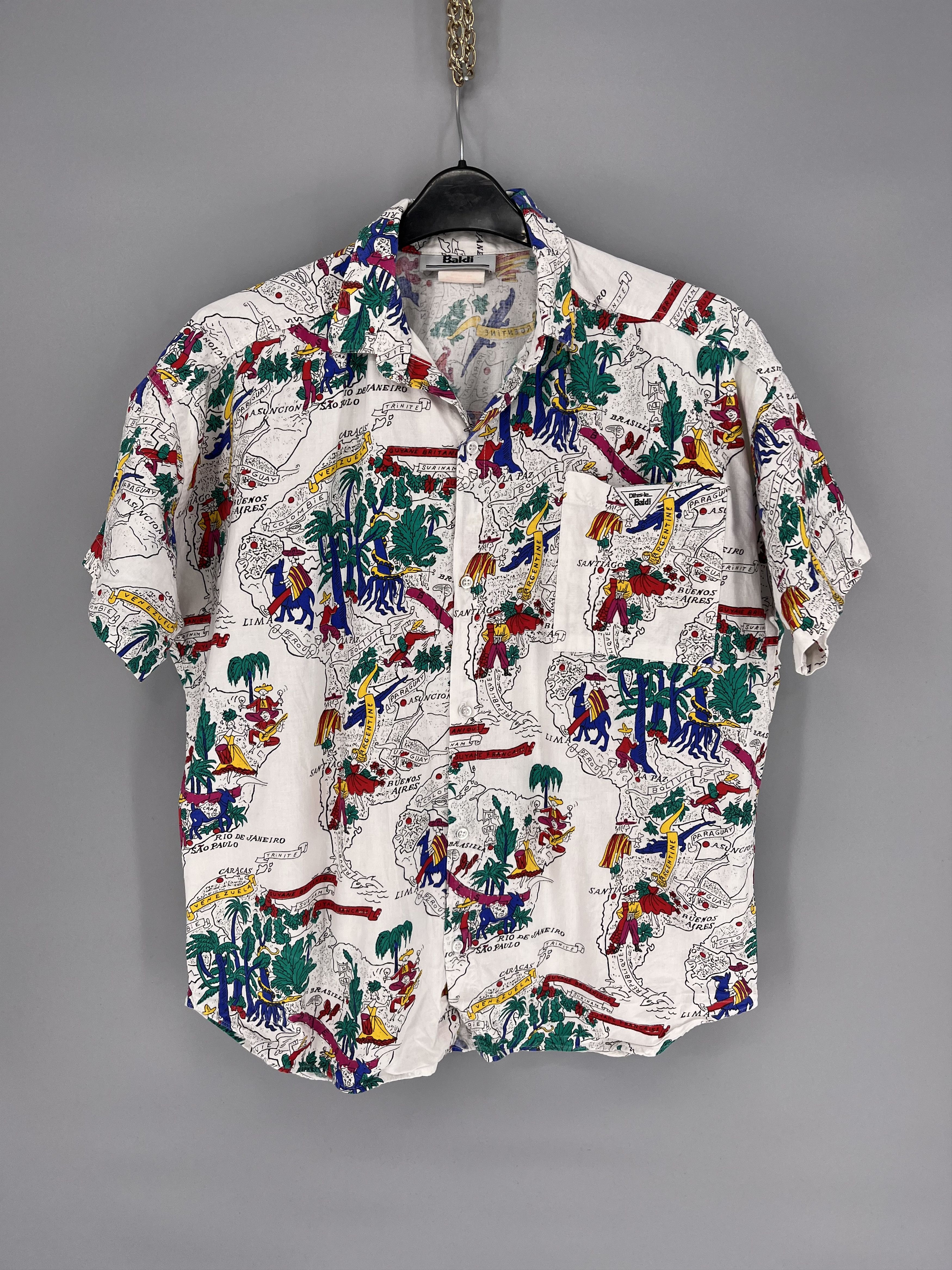Other Mens Vintage Crazy Shirt BALI Indonesia Hawaiian Size L Size US L / EU 52-54 / 3 - 1 Thumbnail