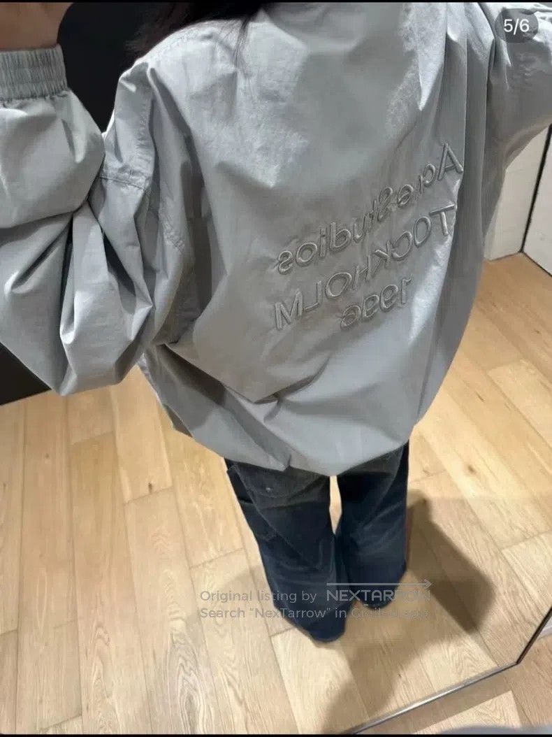 Acne Studios Acne Studios Embossed Jacket, Gray Size US S / EU 44-46 / 1 - 7 Thumbnail