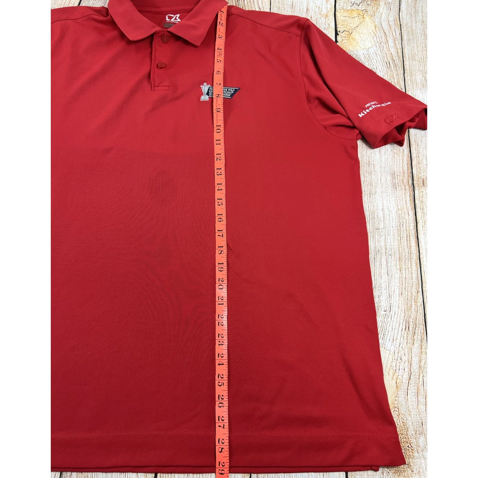 Cutter & Buck Cutter & Buck Polo Red Golf XL Men's PGA Tour 74th Championship Mens (Pre owned) Size US XL / EU 56 / 4 - 6 Thumbnail