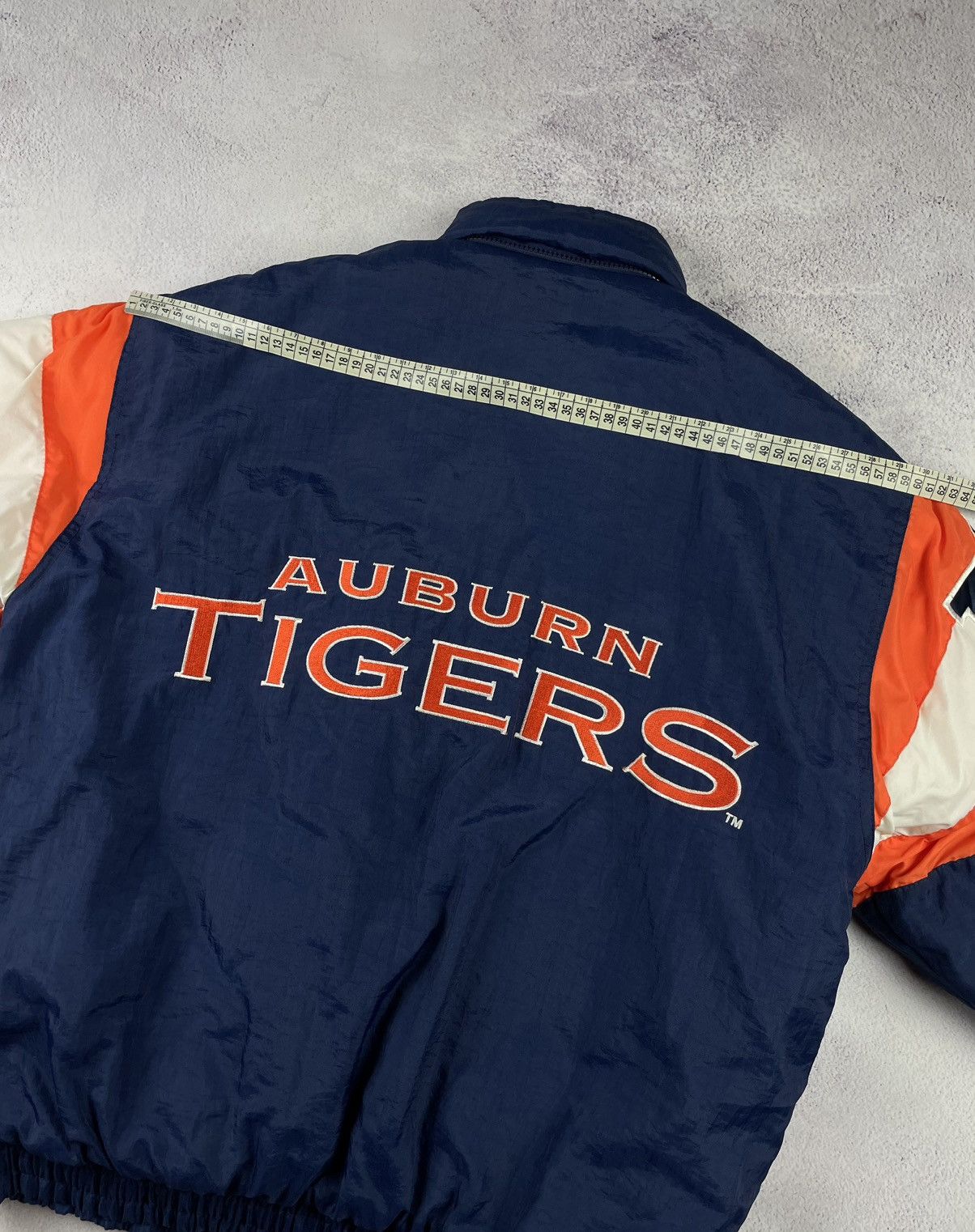 Logo Athletic Rare Vintage 90s Auburn Tigers Starter Jacket Navy Orange L Size US L / EU 52-54 / 3 - 15 Thumbnail