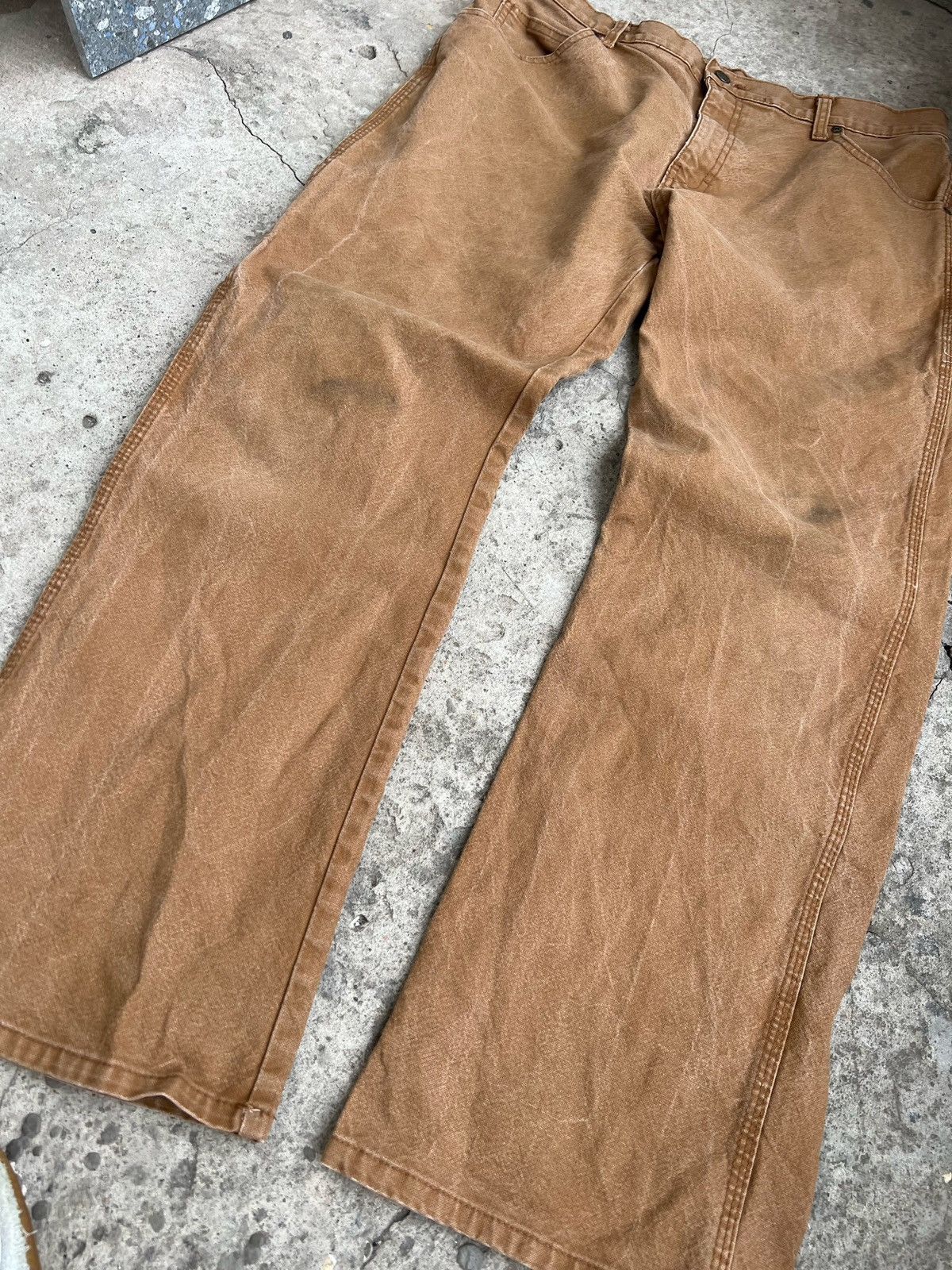 Dickies Vintage Y2K Dickies Faded Work Wear Pants 34x30 Size US 35 - 8 Thumbnail
