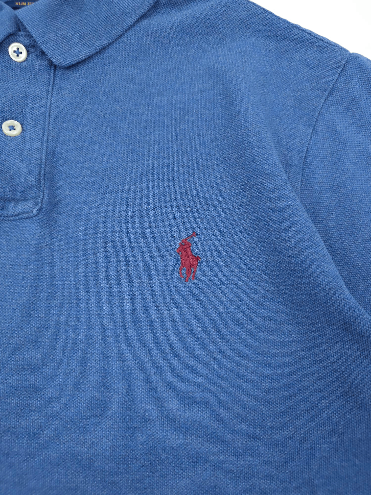 Polo Ralph Lauren 💎 Vintage Ralph Lauren Slim Fit Logo Polo Shirt Y2K Size US L / EU 52-54 / 3 - 3 Thumbnail