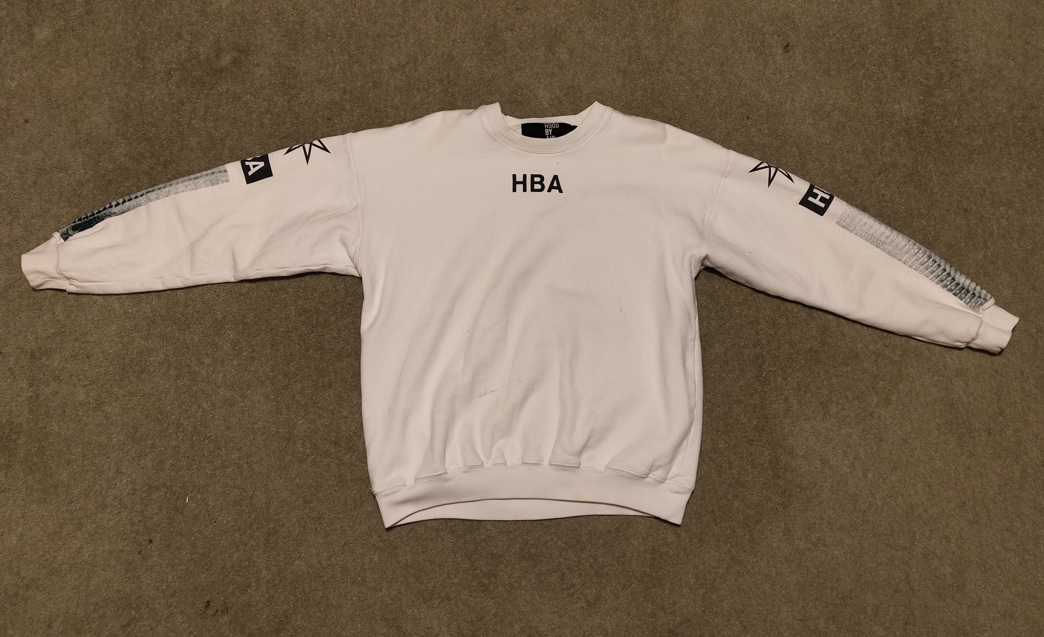 RARE Hood By Air white Alien/X-ray sweatshirt