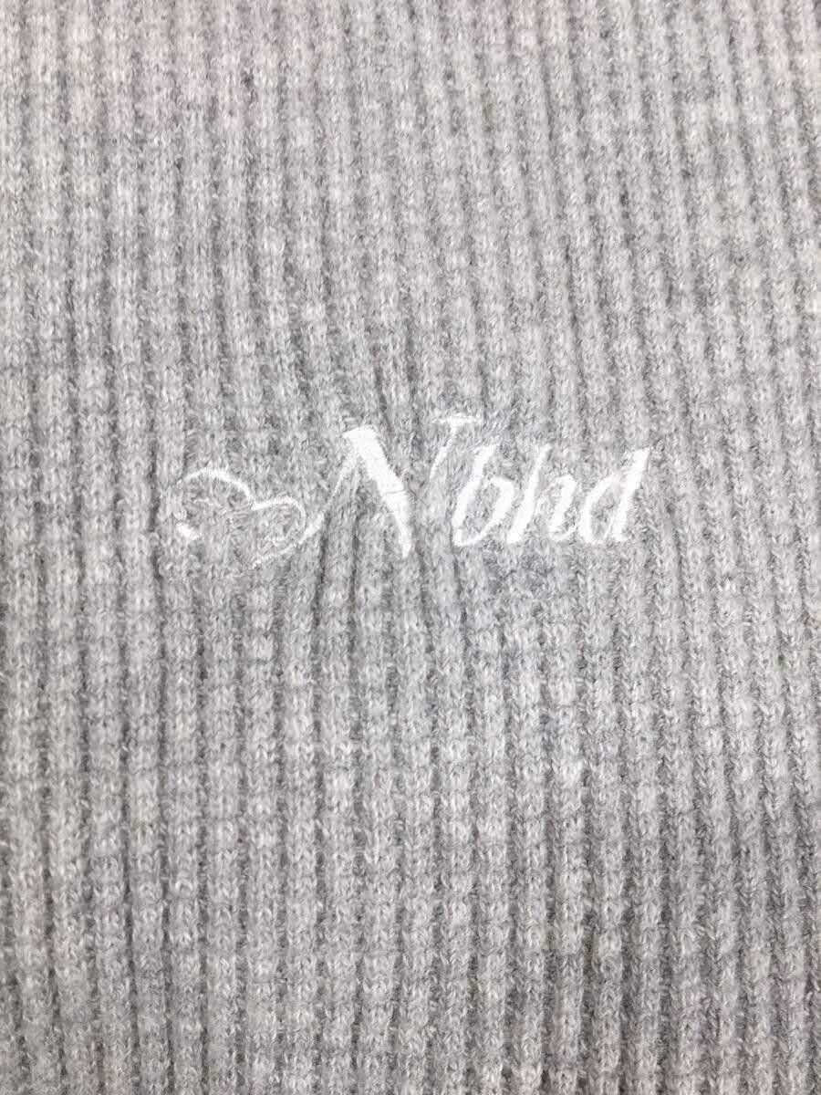 Sweatshirt Long sleeve Cotton Plain Crewneck Pullover Gray