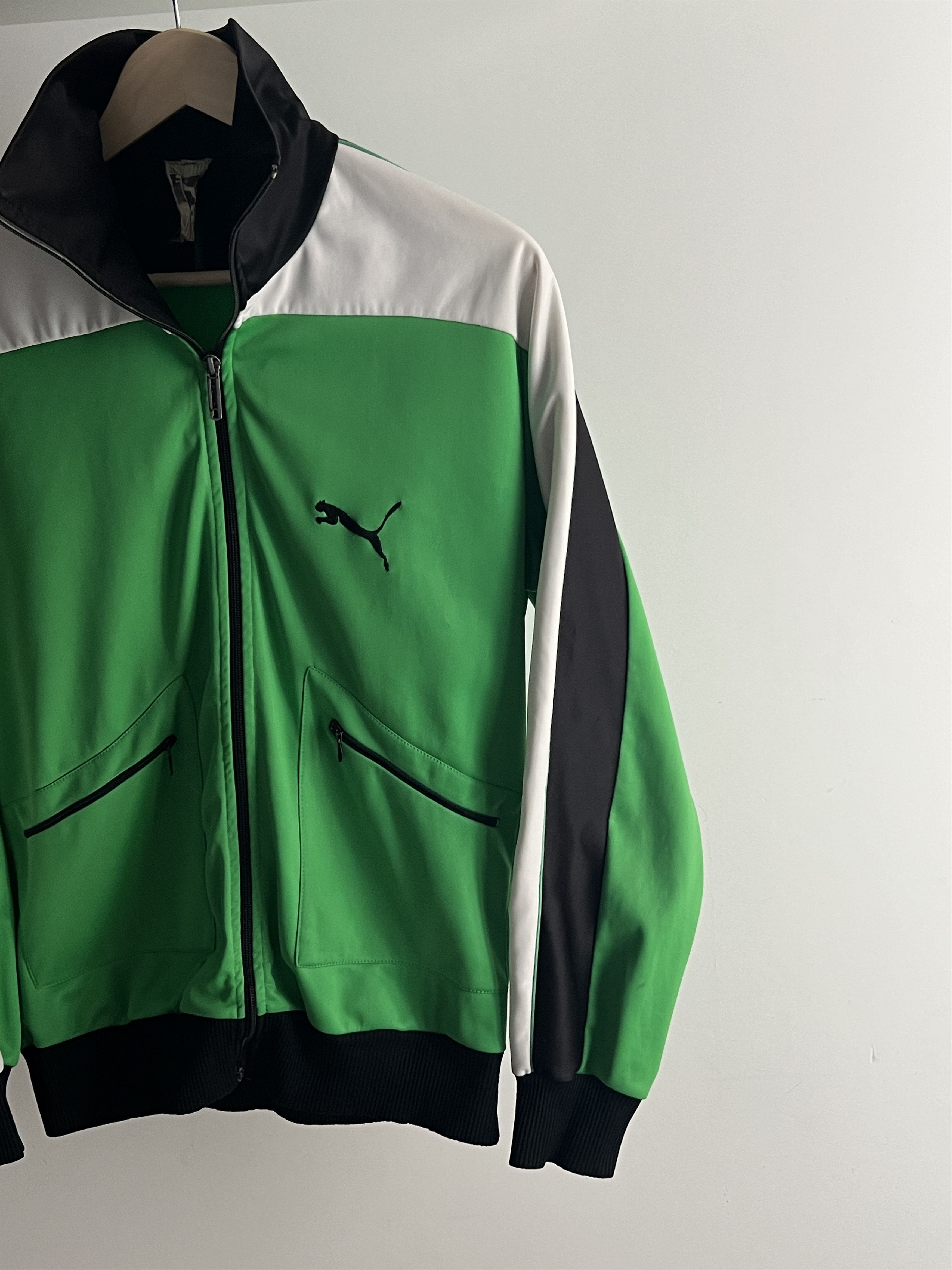 Puma × Vintage VINTAGE PUMA GREEN TRACK TOP JACKET GERMANY Size US S / EU 44-46 / 1 - 2 Thumbnail