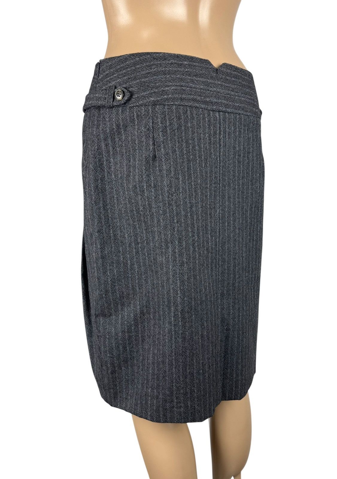 Weekend Max Mara Weekend Max Mara Striped Wool Skirt Draped size UK6 IT38 Size 26" / US 2 / IT 38 - 8 Thumbnail