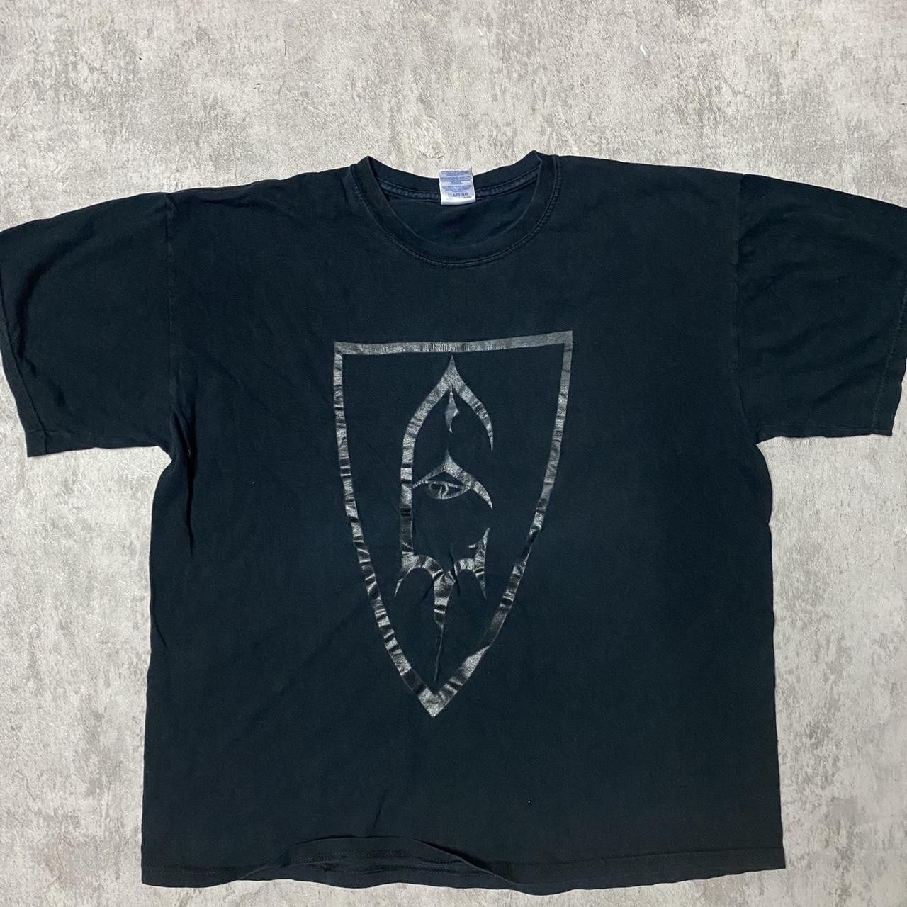Gildan Black and grey Y2K graphic tee #skater Size US XL / EU 56 / 4 - 1 Thumbnail