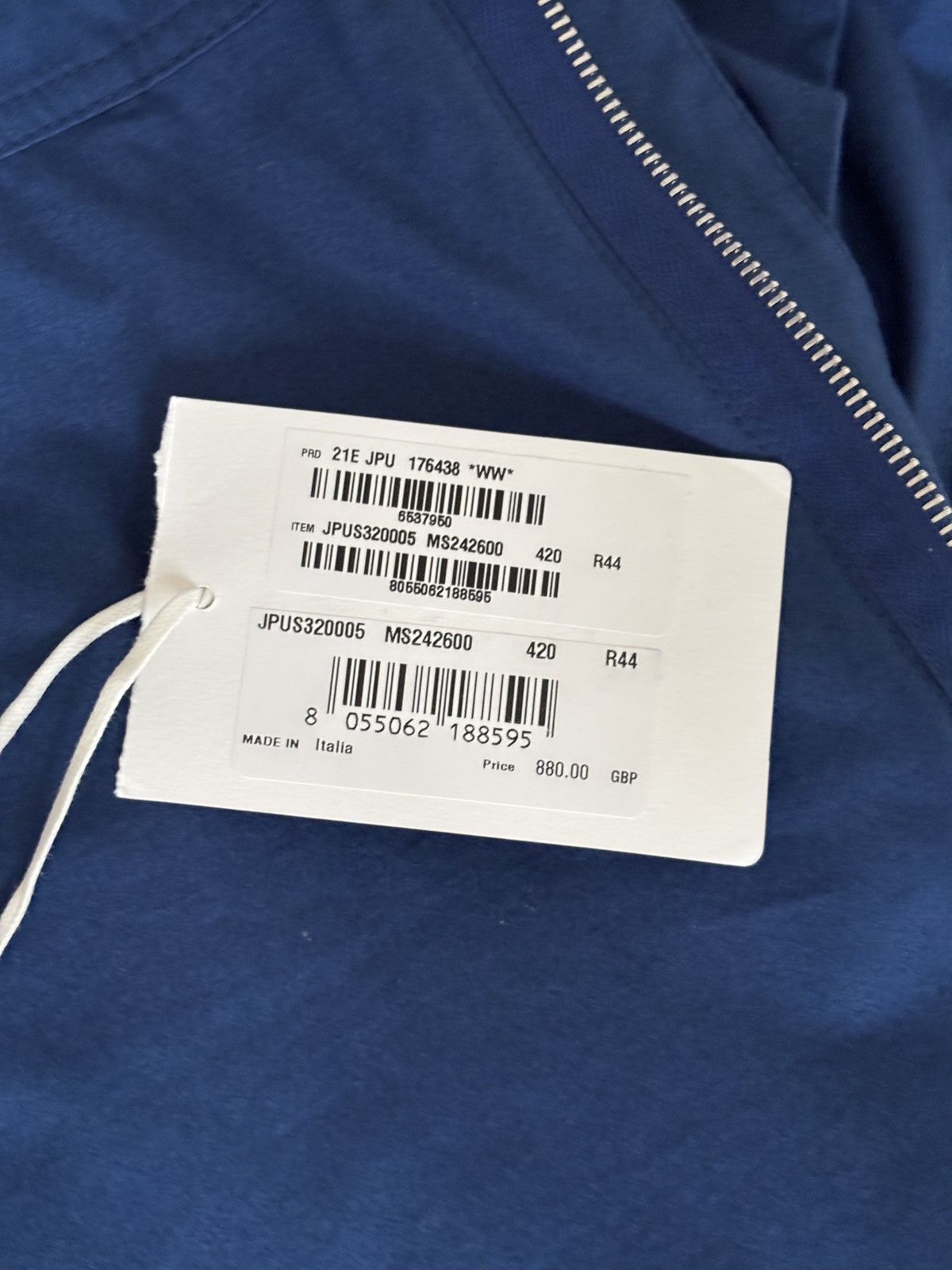 Jil Sander Men’s Jil Sander Boiler Suit Size US 32 / EU 48 - 12 Thumbnail