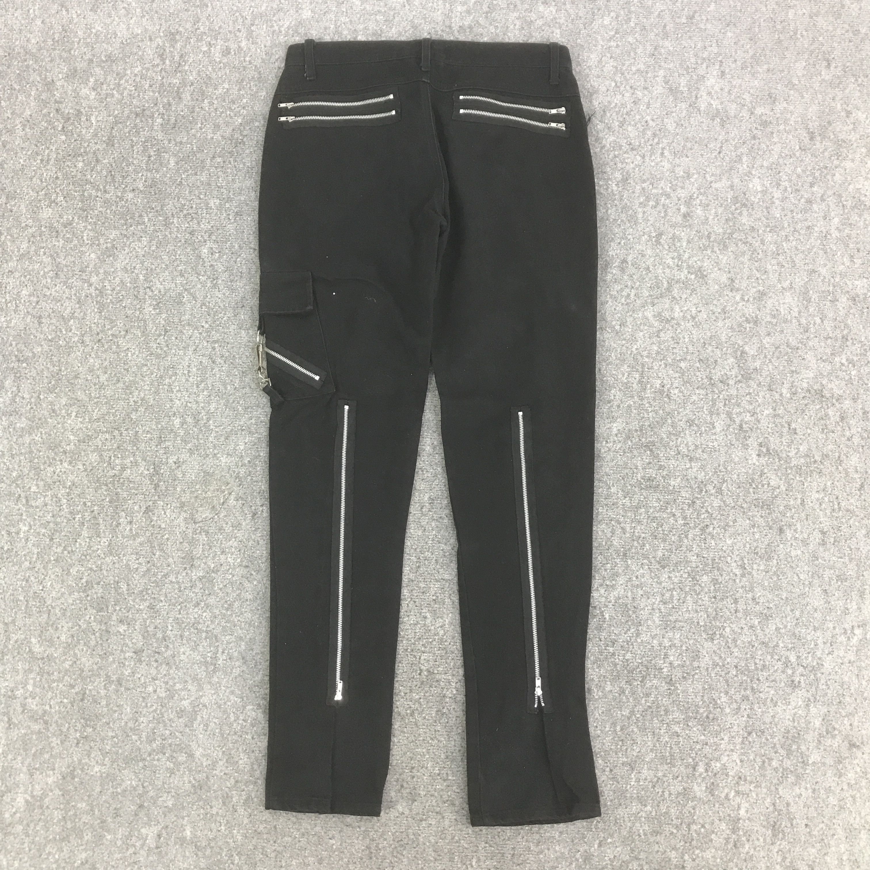 Japanese Brand 666 JAPAN BLACK PUNK IFSIXWASNINE STYLE PANT K130B15 Size US 32 / EU 48 - 4 Thumbnail