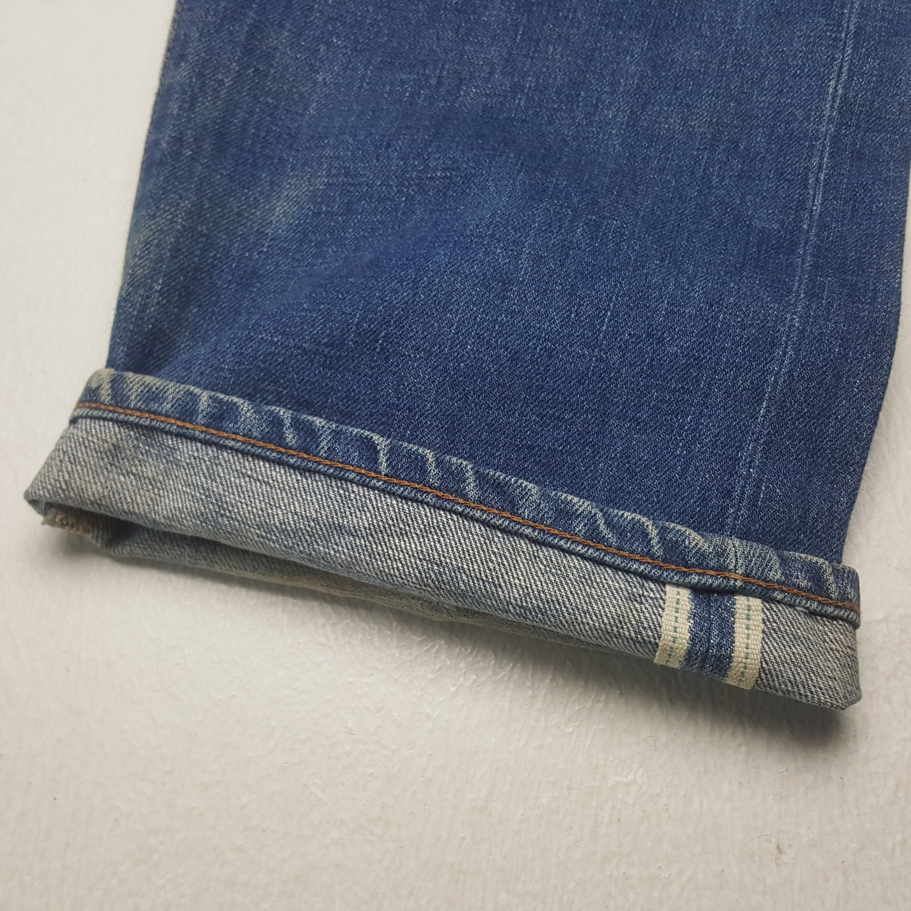 Evisu Vintage Evis Selvedge Daicock Custom Art Denim Jeans RR10 Size US 32 / EU 48 - 12 Thumbnail