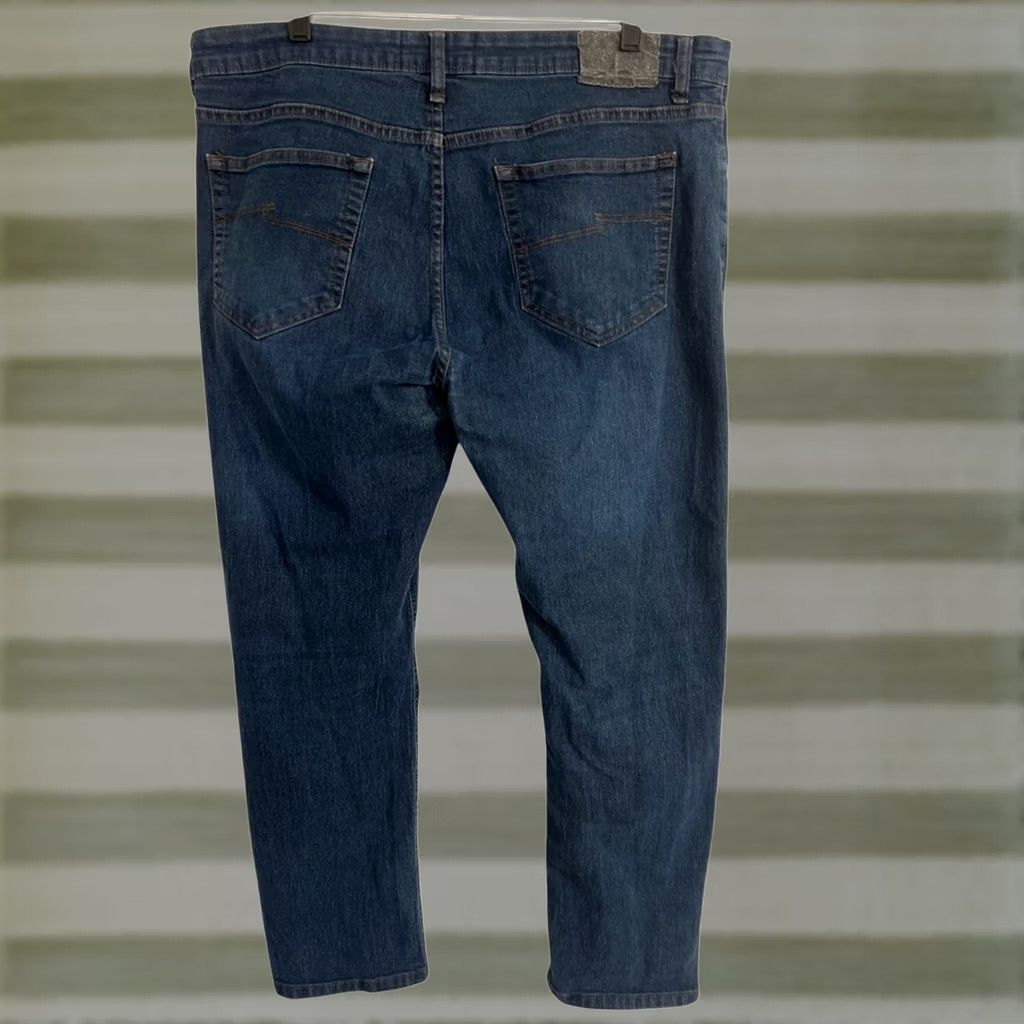 Vintage Copper & Oak Supply Jeans Mens 38x30 Blue Denim Straight Relaxed Stretch Regular Inseam 30 Clothing Boys? Size US 38 / EU 54 - 1 Thumbnail