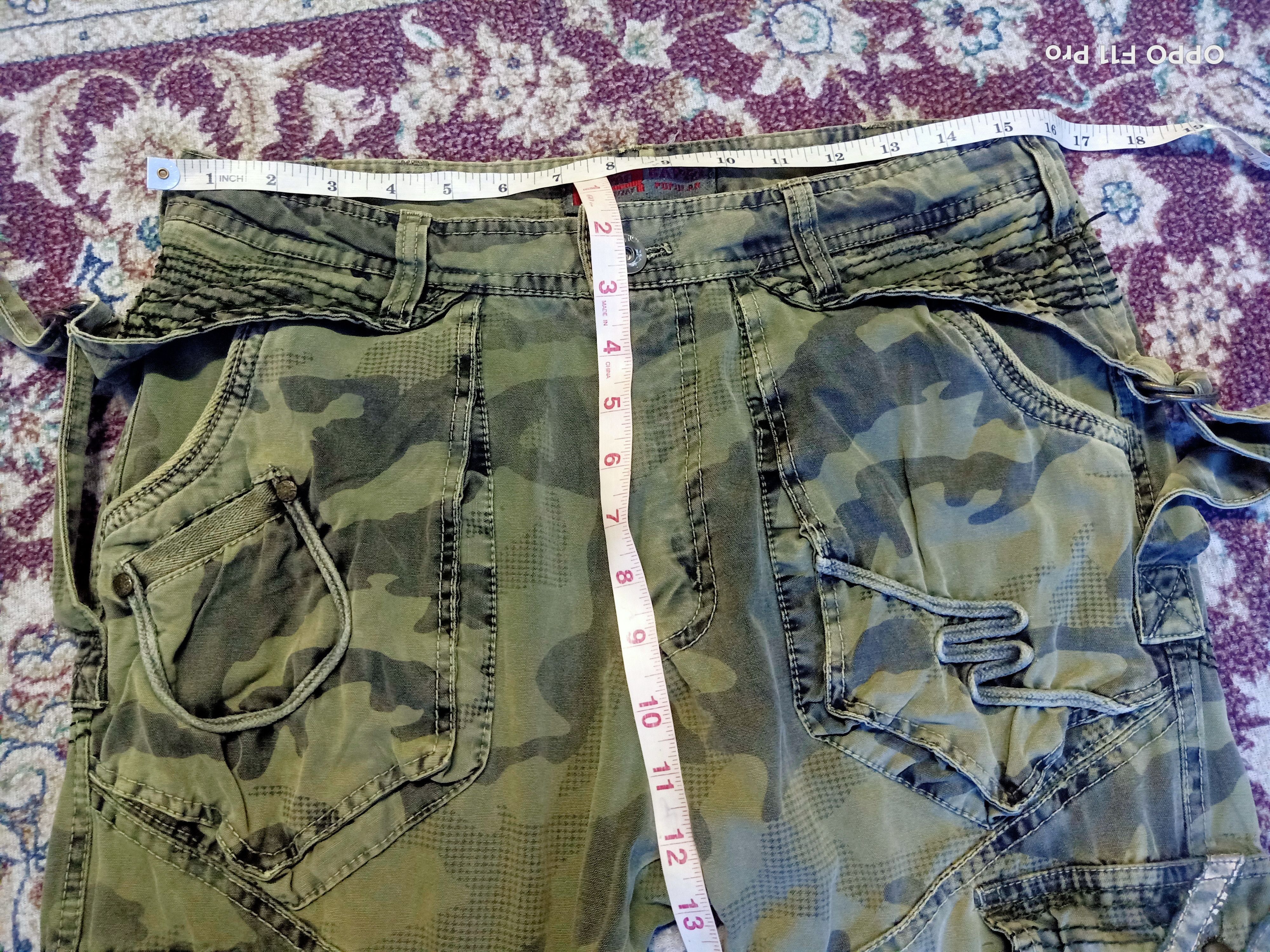 99%IS- × Beauty Beast Parachute Bondage Camo Cargo Pants Size US 32 / EU 48 - 7 Thumbnail