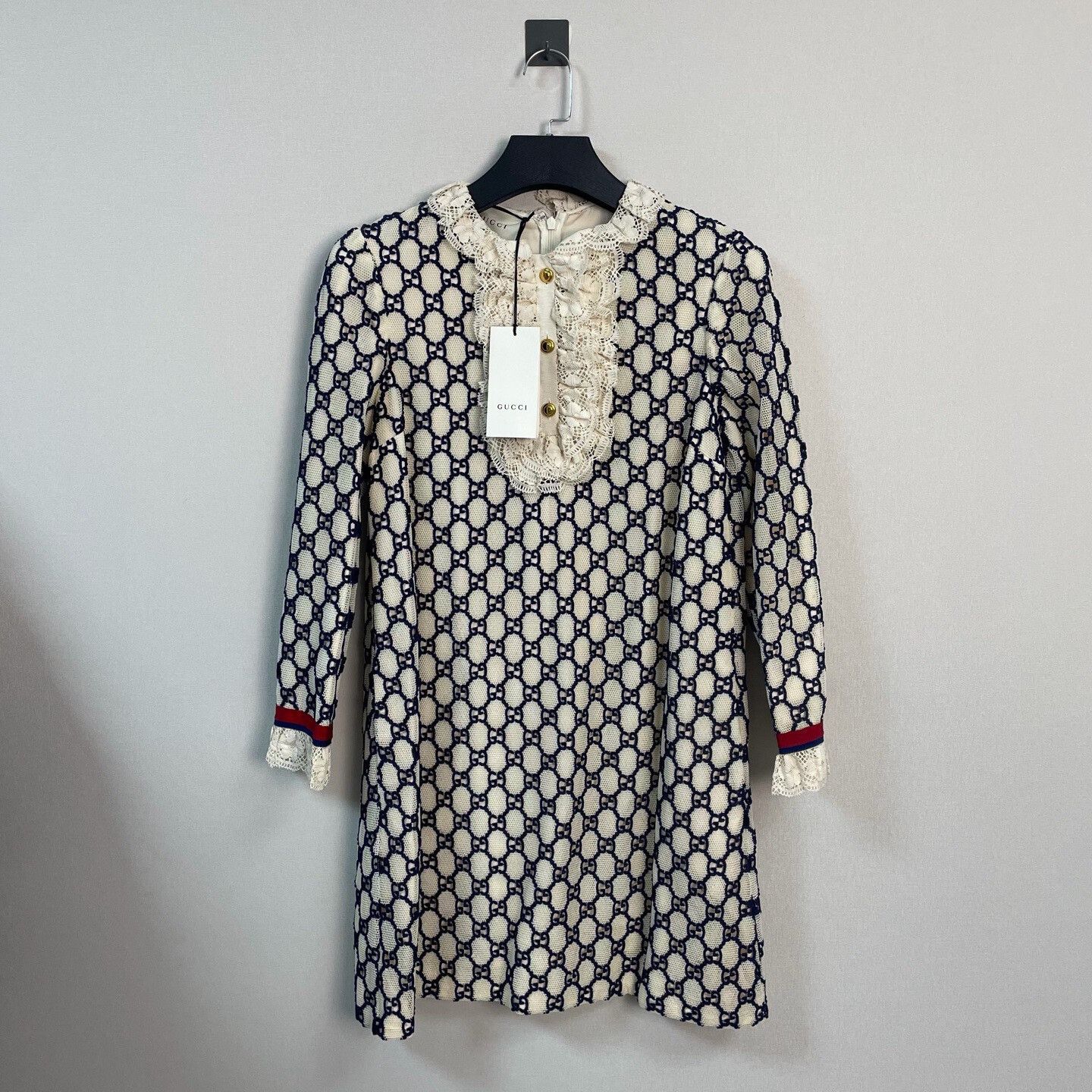 Gucci gucci double g print dress in size 42 Size M / US 6-8 / IT 42-44 - 1 Thumbnail
