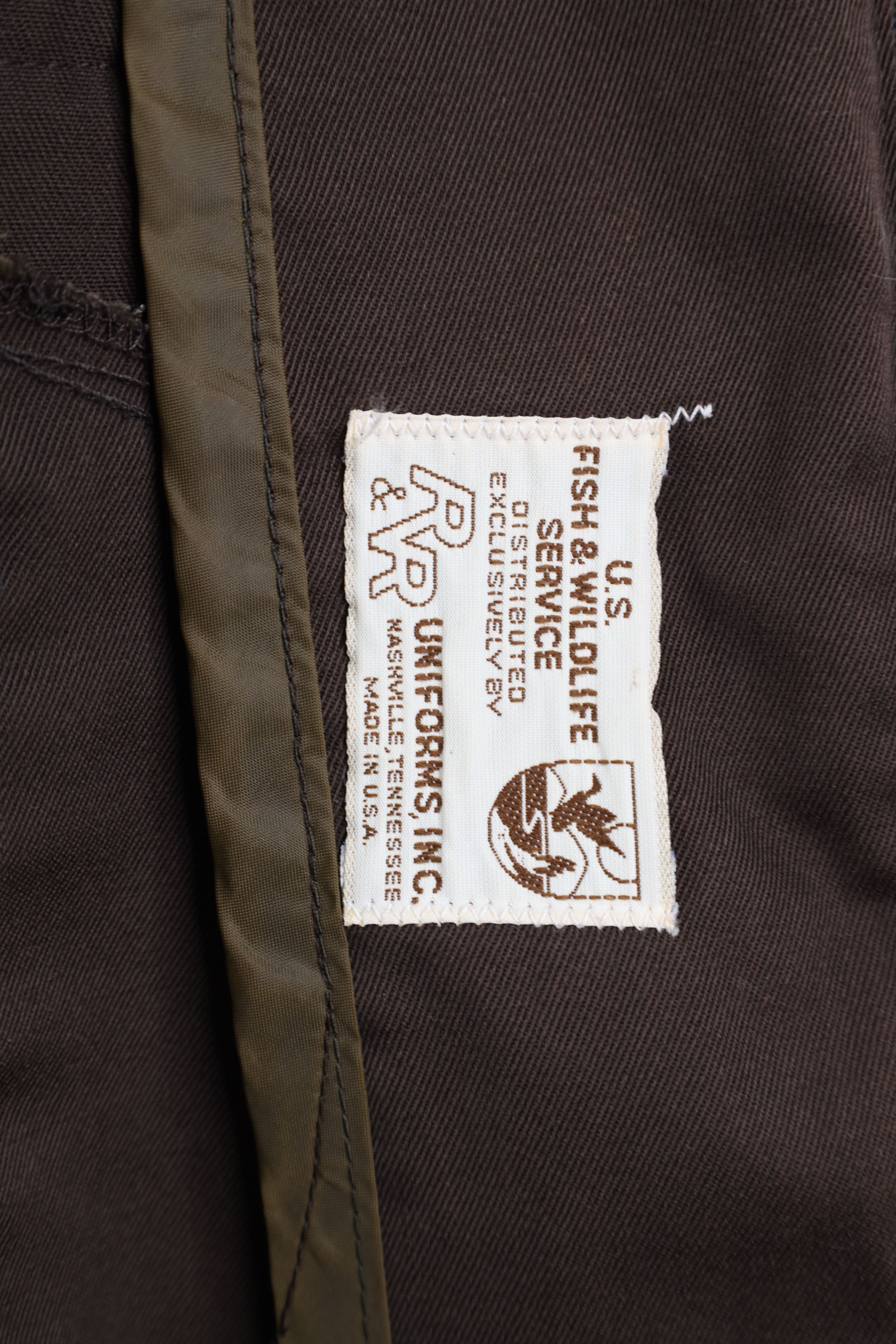 Vintage Vintage 70s Fish & Wildlife Service Button Back Twill Jacket Size M / US 6-8 / IT 42-44 - 11 Thumbnail