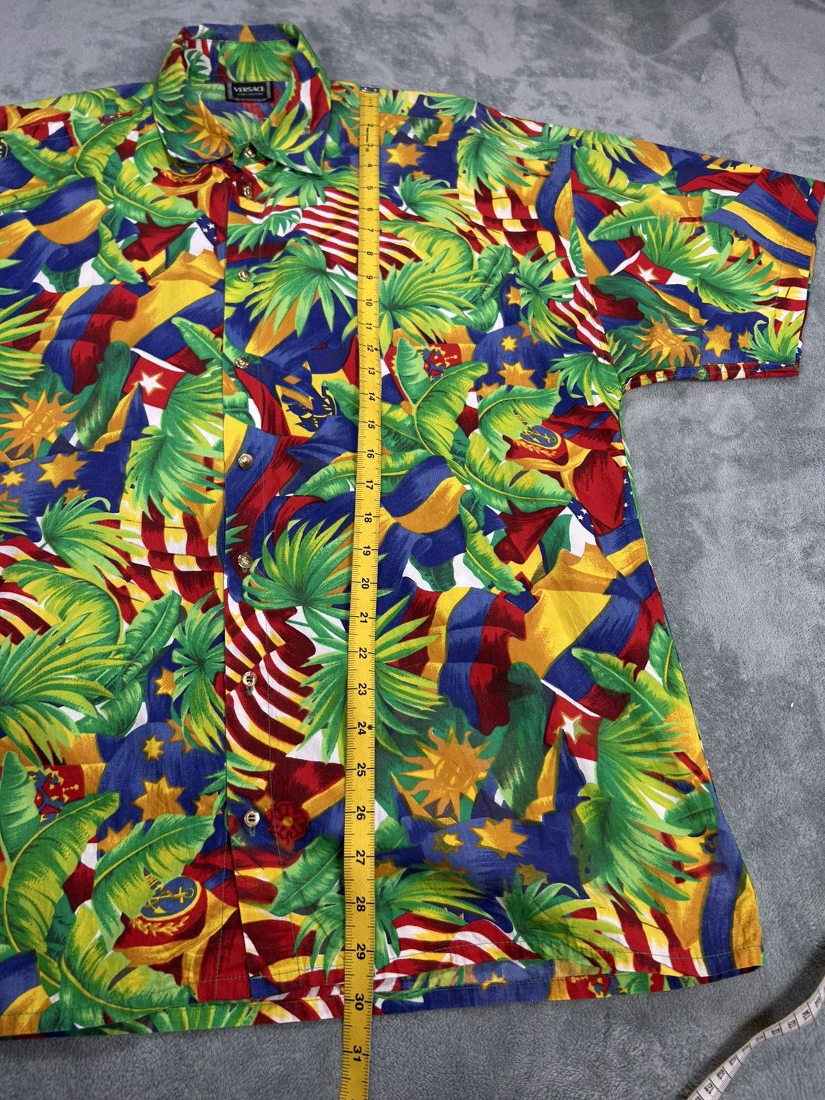 Versace Jeans Couture Vintage Versace Jeans Couture Aloha Shirt Size US L / EU 52-54 / 3 - 15 Thumbnail