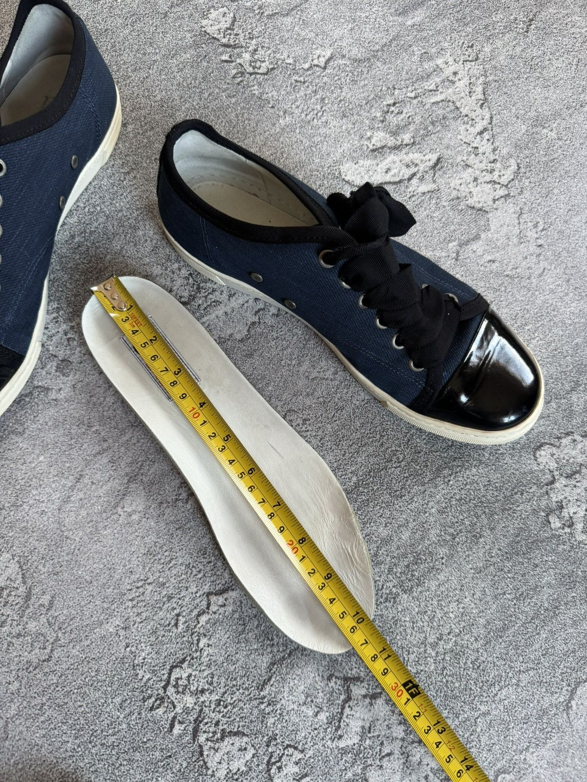 Lanvin Lanvin 40size casual luxury low top sneakers shoes Size US 7 / EU 40 - 20 Thumbnail