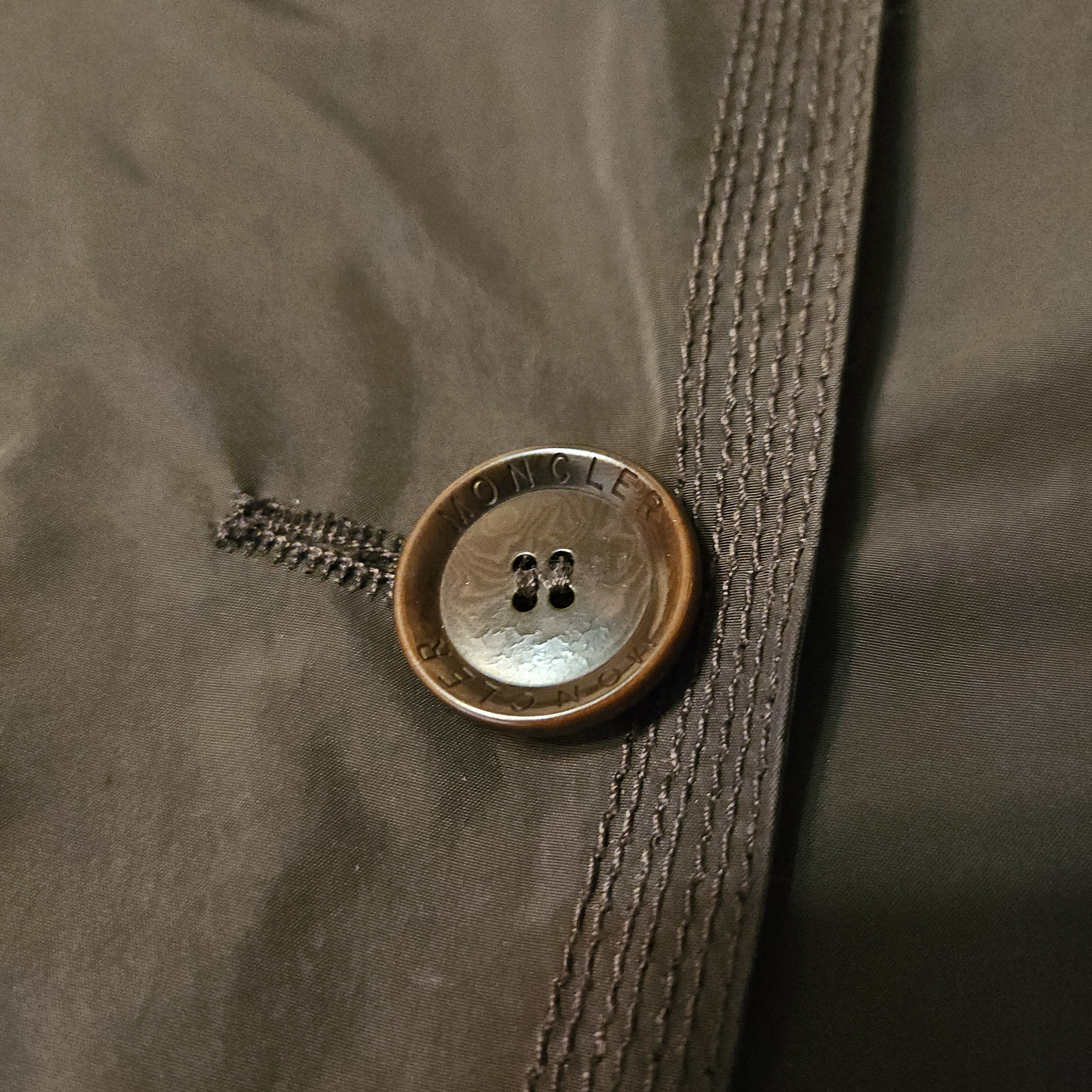 Moncler × Vintage Vintage Moncler Trench Coat Polyamide Womens size 3/M-L Size M / US 6-8 / IT 42-44 - 5 Thumbnail