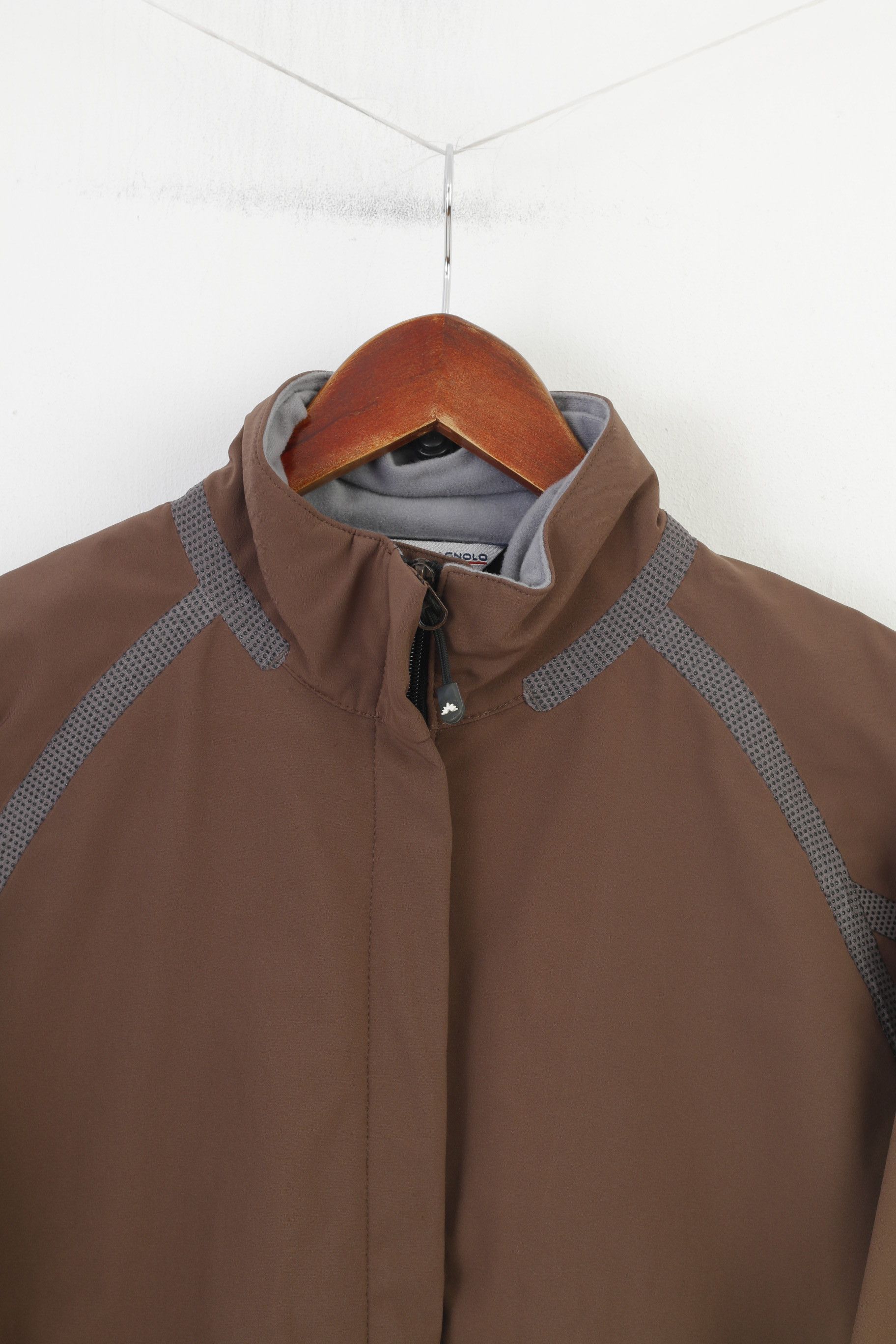 Vintage F.LLI Campagnolo Women M Jacket Brown Windstopper 4171 Size M / US 6-8 / IT 42-44 - 2 Thumbnail