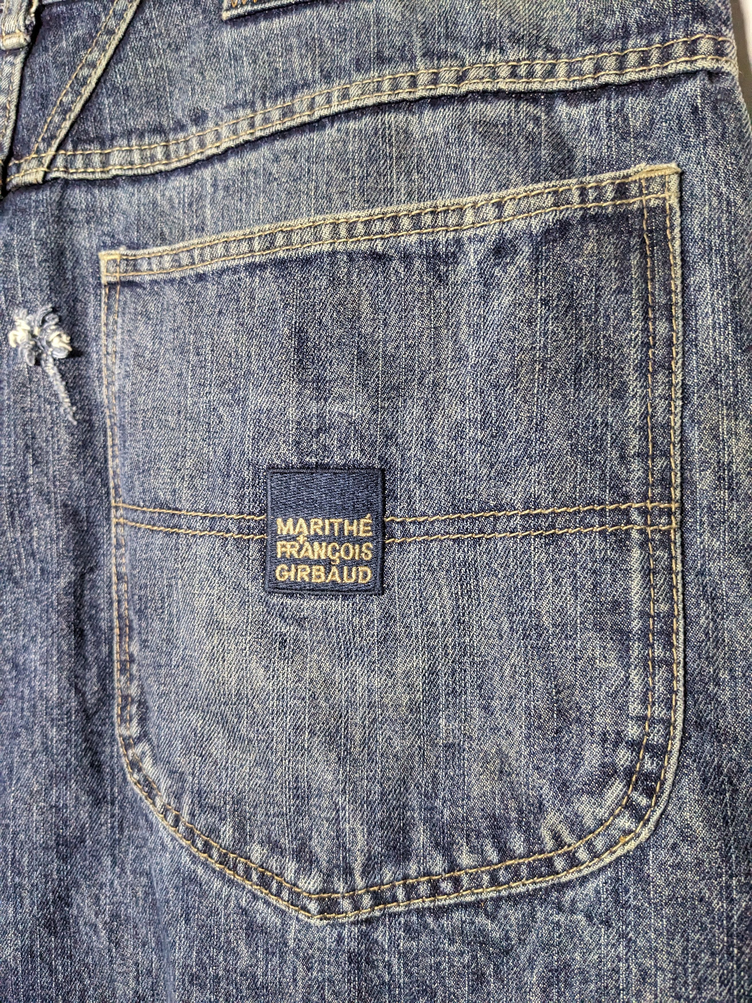 JNCO × Marithe + Francois Girbaud × Vintage Crazy Vintage Marithe Francious Girbaud Jorts Baggy Shorts Size US 36 / EU 52 - 8 Thumbnail