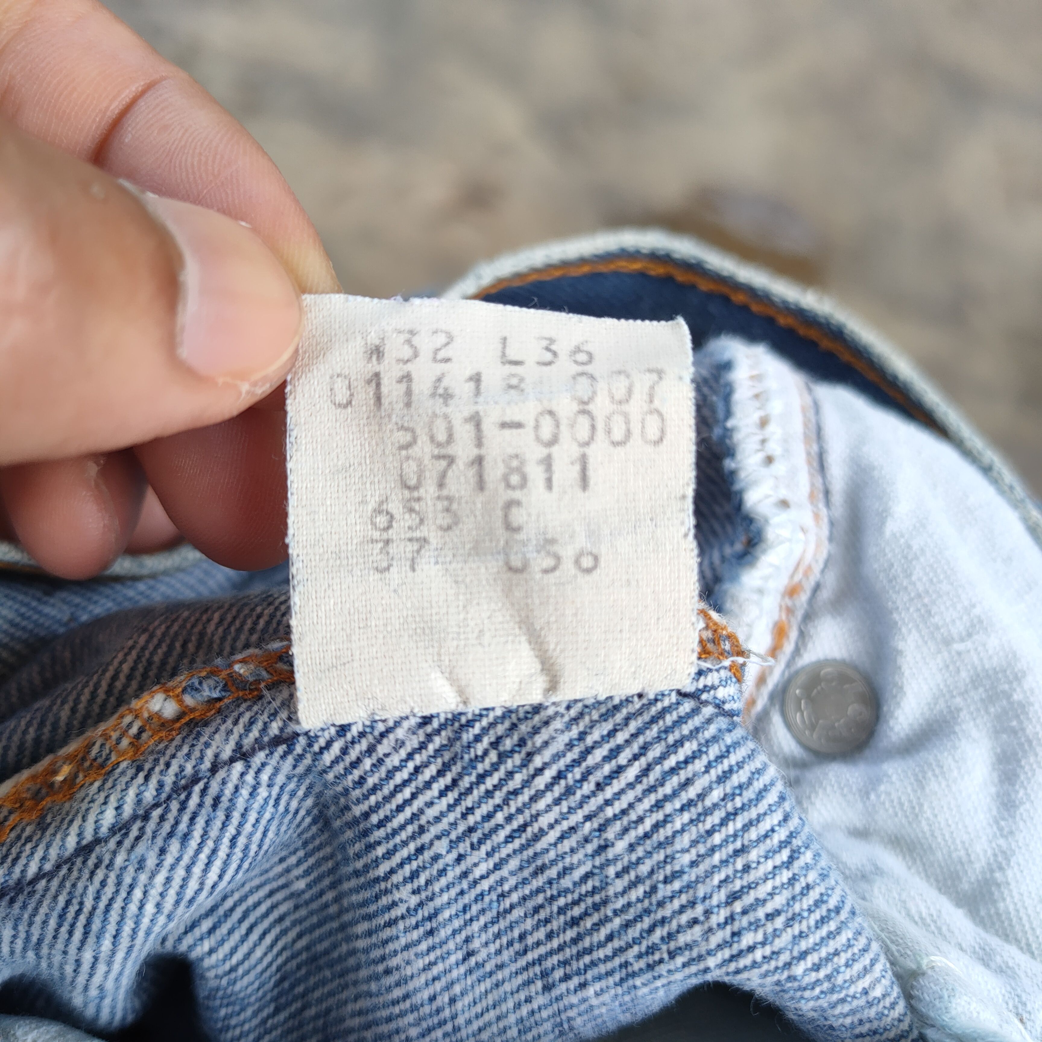 Levi's Vintage Clothing W30 VINTAGE LEVI'S 501 00' DISTRESSED JEANS DENIM PANTS Size US 30 / EU 46 - 17 Thumbnail
