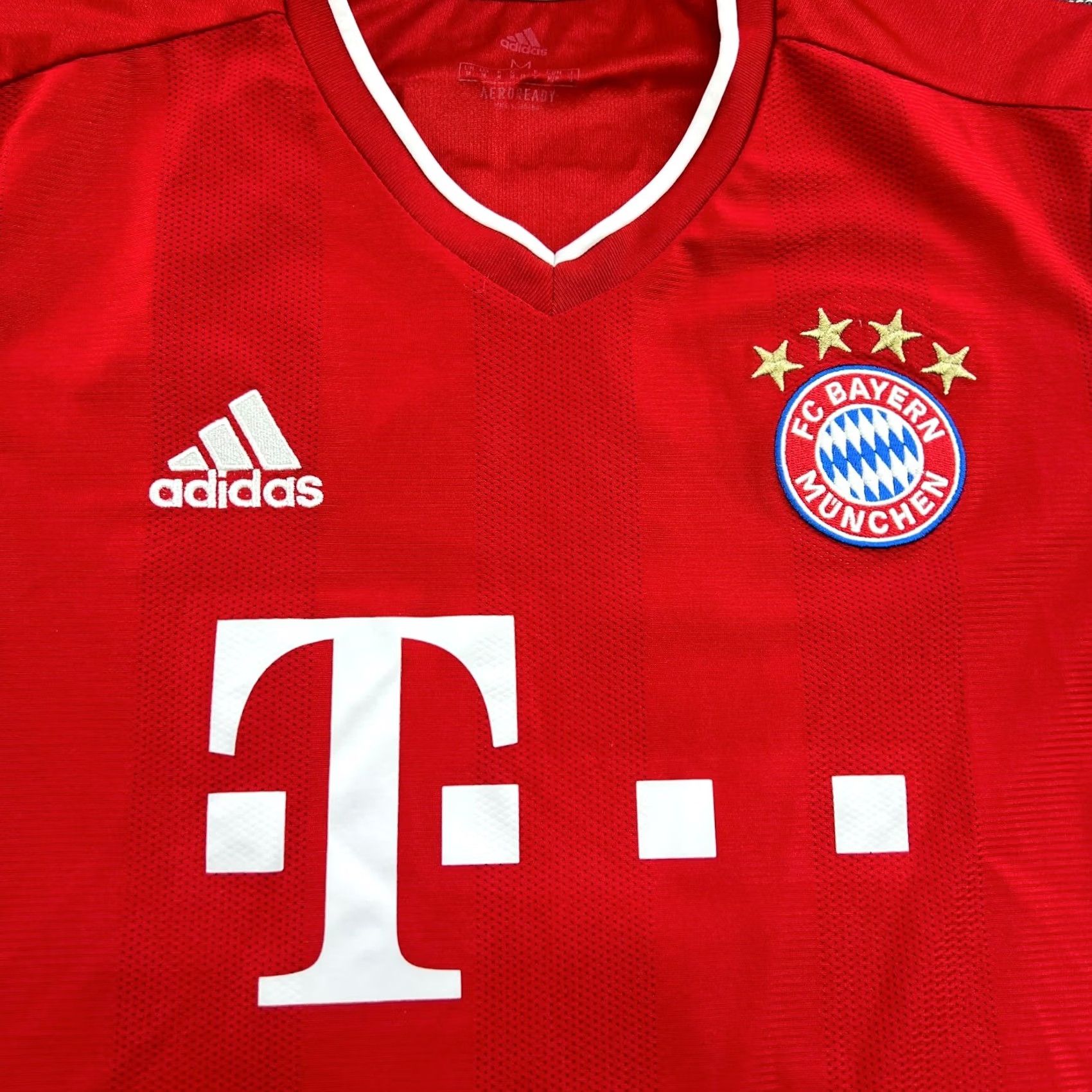 Adidas Bayern Munich 2020 2021 Home Mens Football Jersey Medium Adidas Shirt Shirt Men Red Polyester Jersey Moisture Wicking Quick Dry Football Nike? Size US M / EU 48-50 / 2 - 4 Thumbnail