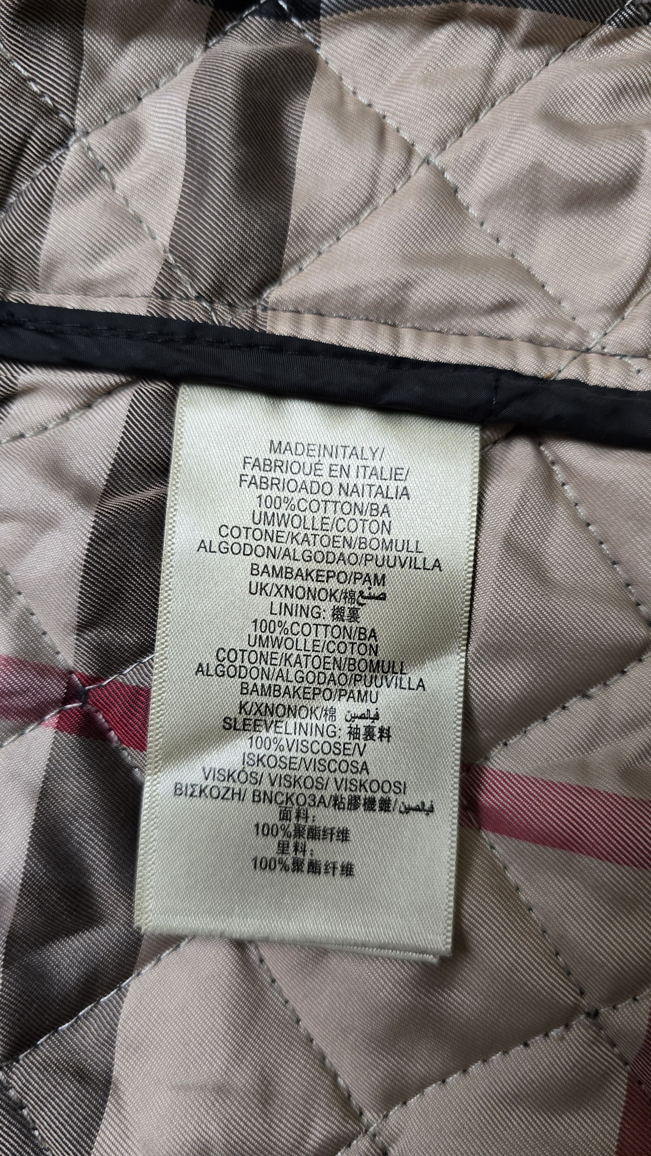 Burberry Burberry Brit Women’s Black Quilted Jacket Nova Check Size XS / US 0-2 / IT 36-38 - 18 Thumbnail