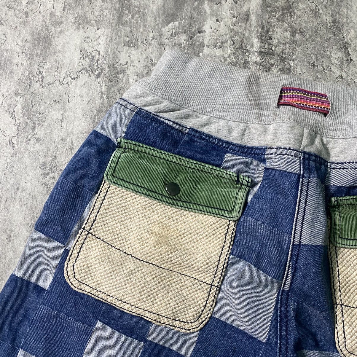 go slow caravan Go Slow Caravan Japan Brand Patch Work Short Pants Size US 32 / EU 48 - 9 Thumbnail