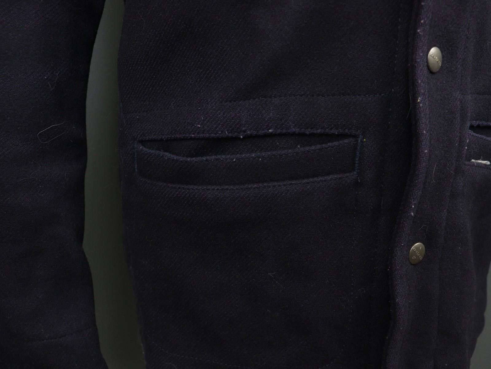 Carhartt Carhartt Navy Wool Collared Palmer Coat Jacket Size M Size US M / EU 48-50 / 2 - 7 Thumbnail
