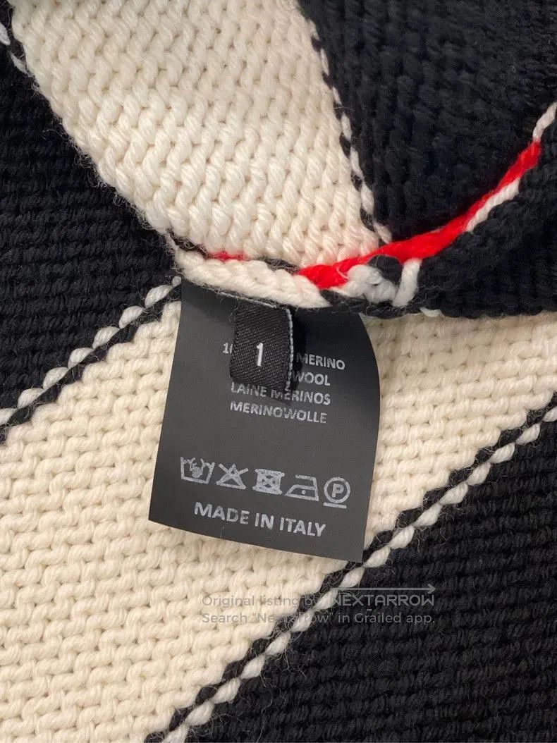 Raf Simons Raf Simons Black and White Striped Sweater- Size US M / EU 48-50 / 2 - 5 Thumbnail