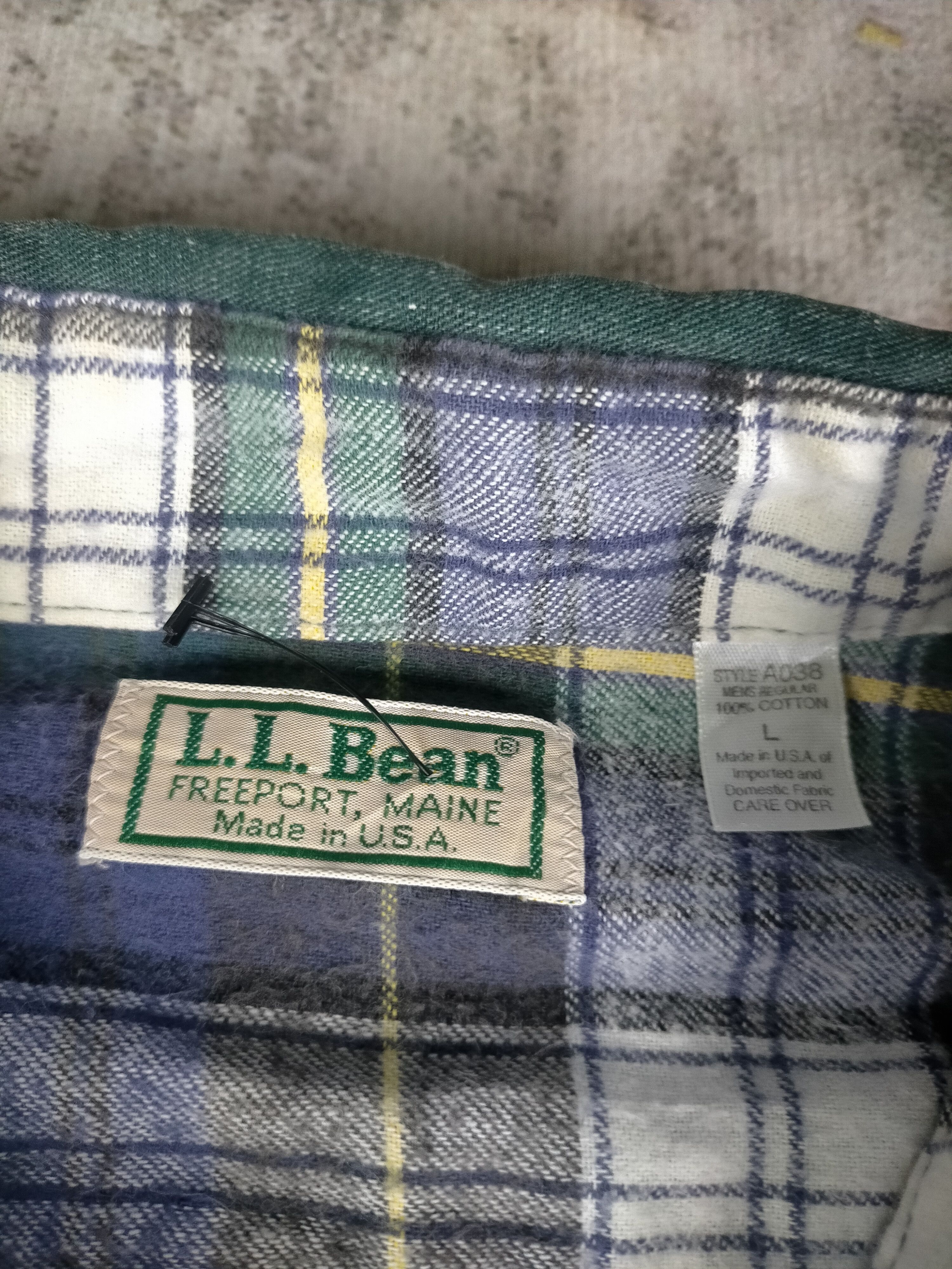 L.L. Bean Vintage 80s LL Bean Flannel Shirt Size US L / EU 52-54 / 3 - 7 Thumbnail