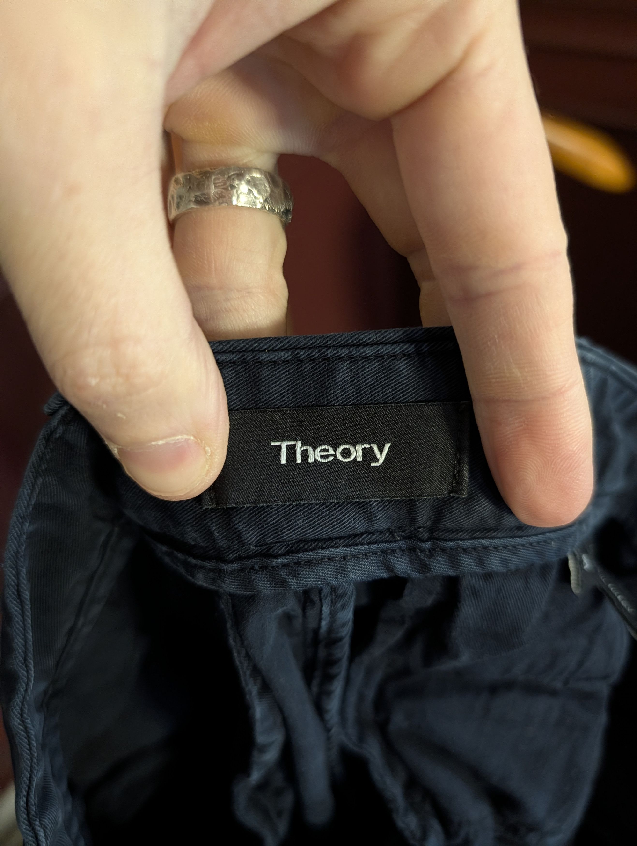 Theory Navy blue SOFT cotton chino pants 28.75" waist Size US 28 / EU 44 - 10 Thumbnail