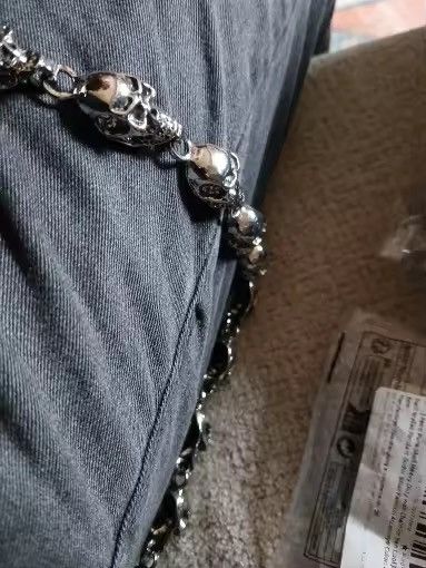 Vintage Skull Keychain Wallet Chain Size ONE SIZE - 3 Thumbnail