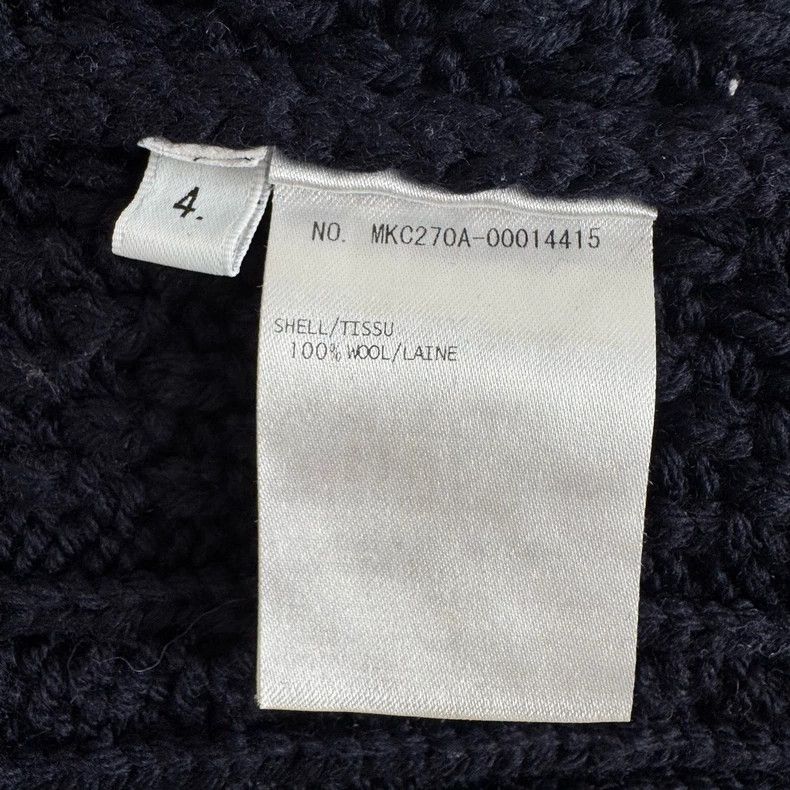 Thom Browne Thom Browne Dark blue cuff color-blocked wool braided card Size US XL / EU 56 / 4 - 4 Thumbnail