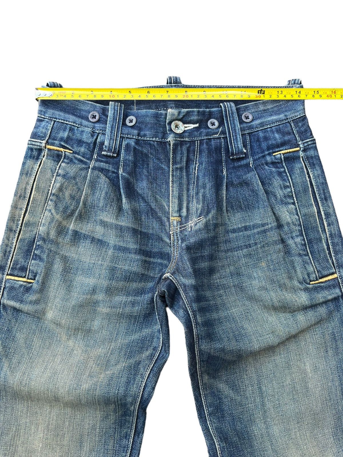 Levi's Vintage Levi’s Blue Mud Faded Washed Multiple Button Jeans Size US 28 / EU 44 - 12 Thumbnail