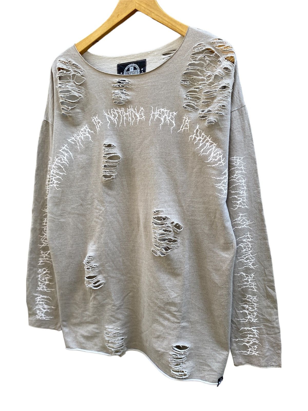Satoshi Nakamoto Japanese Driftout Distressed Grunge Kurt Cobain Style Size US L / EU 52-54 / 3 - 1 Thumbnail