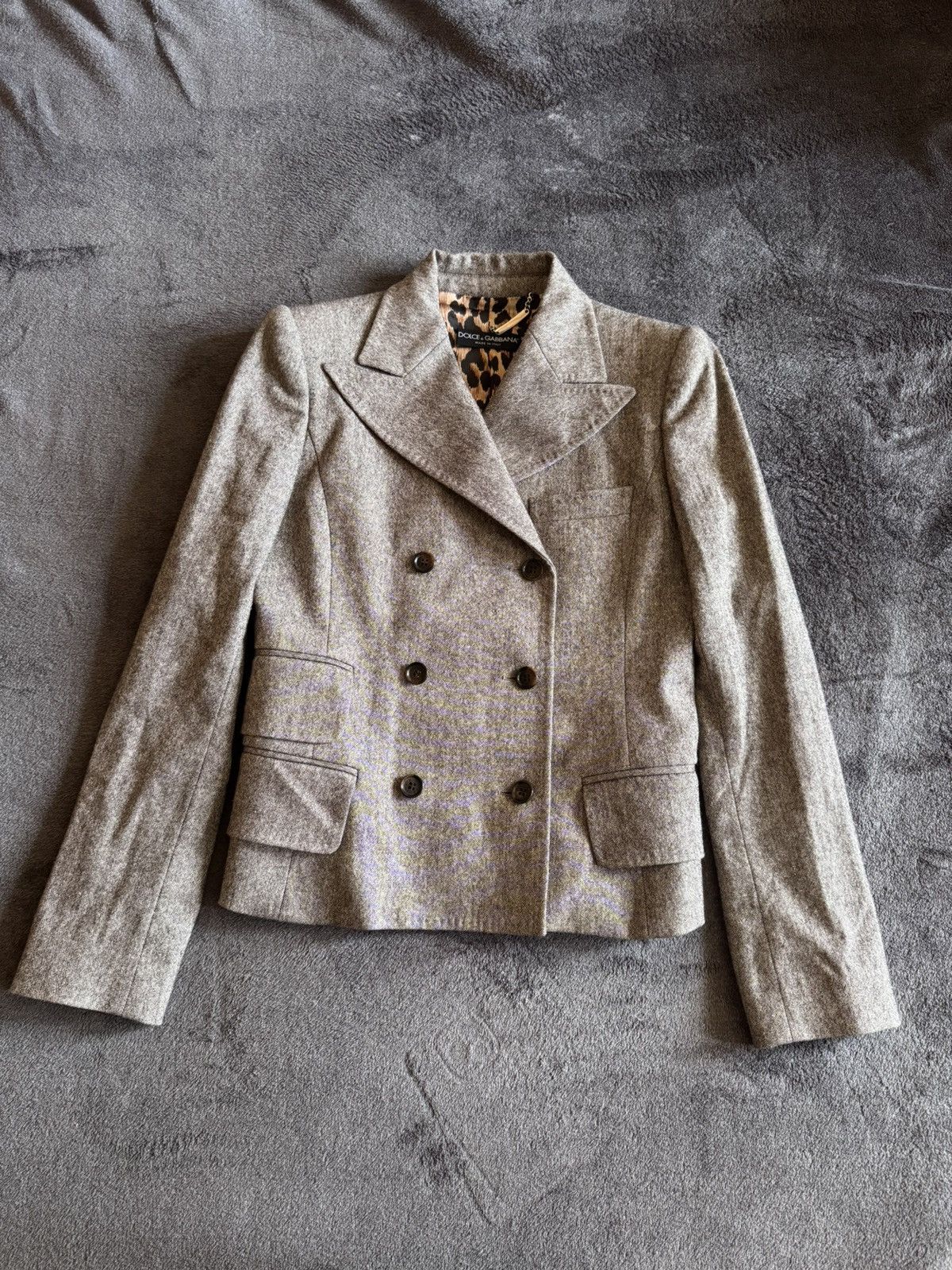 Dolce & Gabbana × Vintage Dolce Gabbana vintage double-breasted wool woman's blazer Size S / US 4 / IT 40 - 1 Thumbnail
