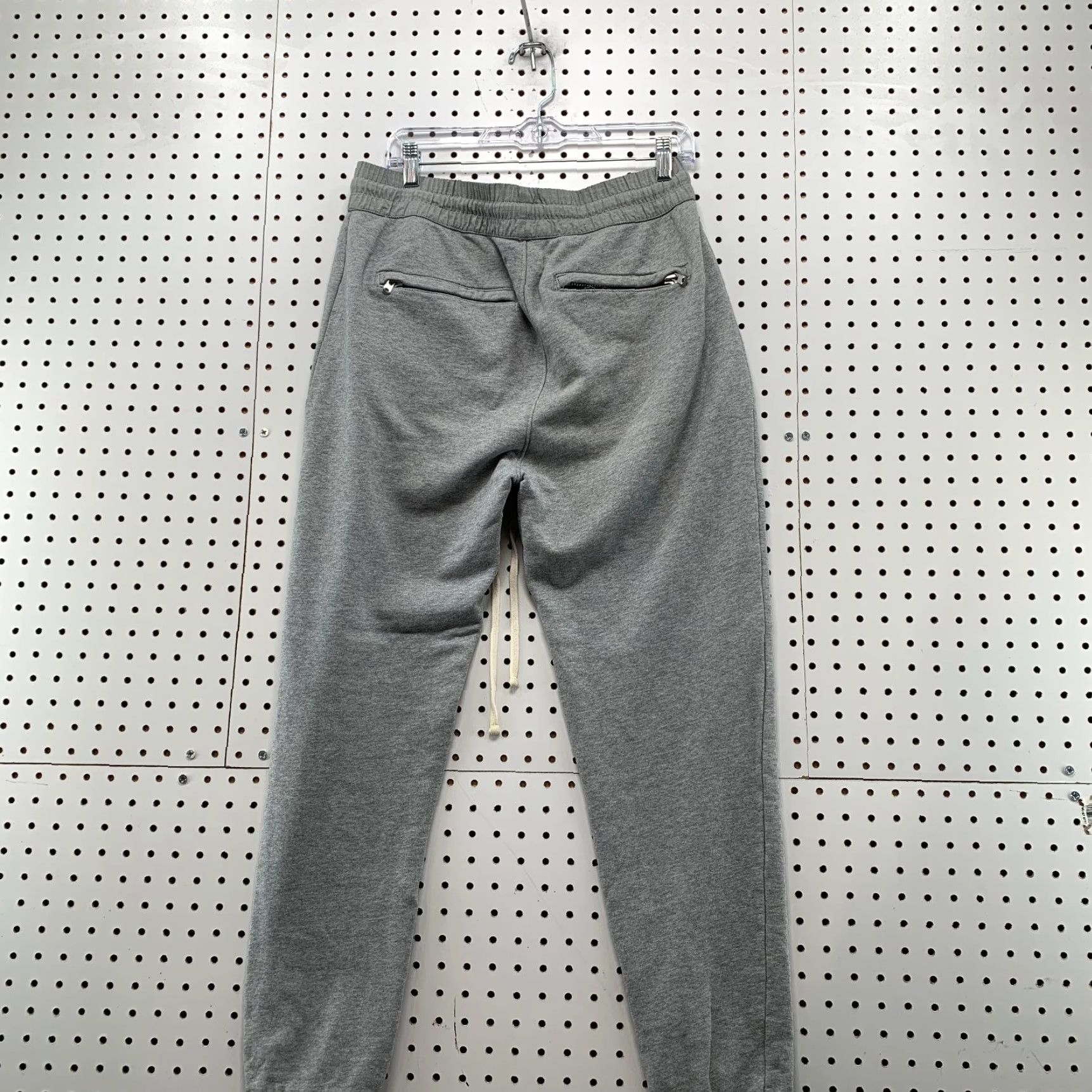Fear of God Fear Of God FOG Essentials Pants Men L Gray Jogger Zip Ankle 34x30 Size US 33 - 7 Thumbnail