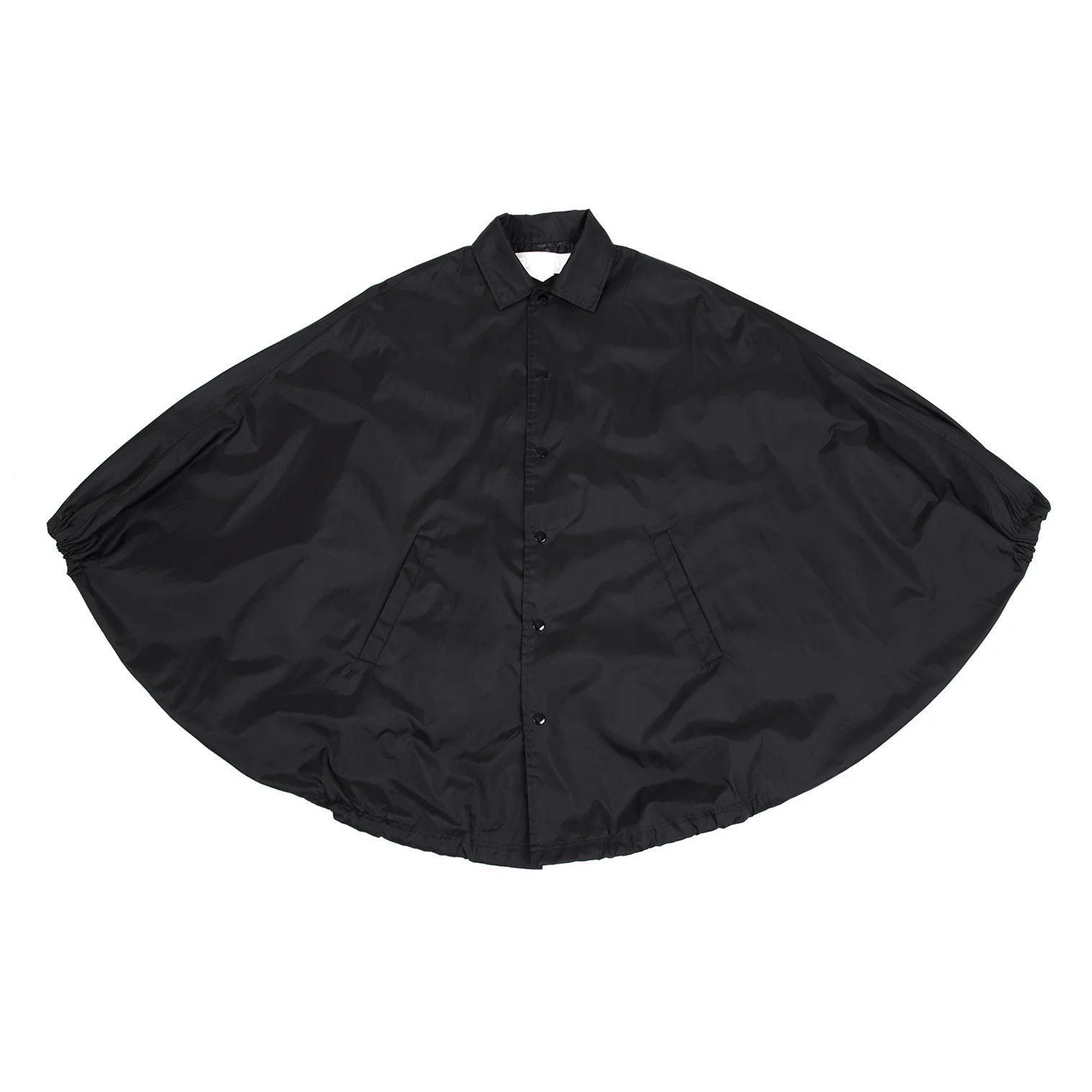 Ganryu Nylon Cape Coach Jacket in Black, Size S Size US S / EU 44-46 / 1 - 2 Thumbnail