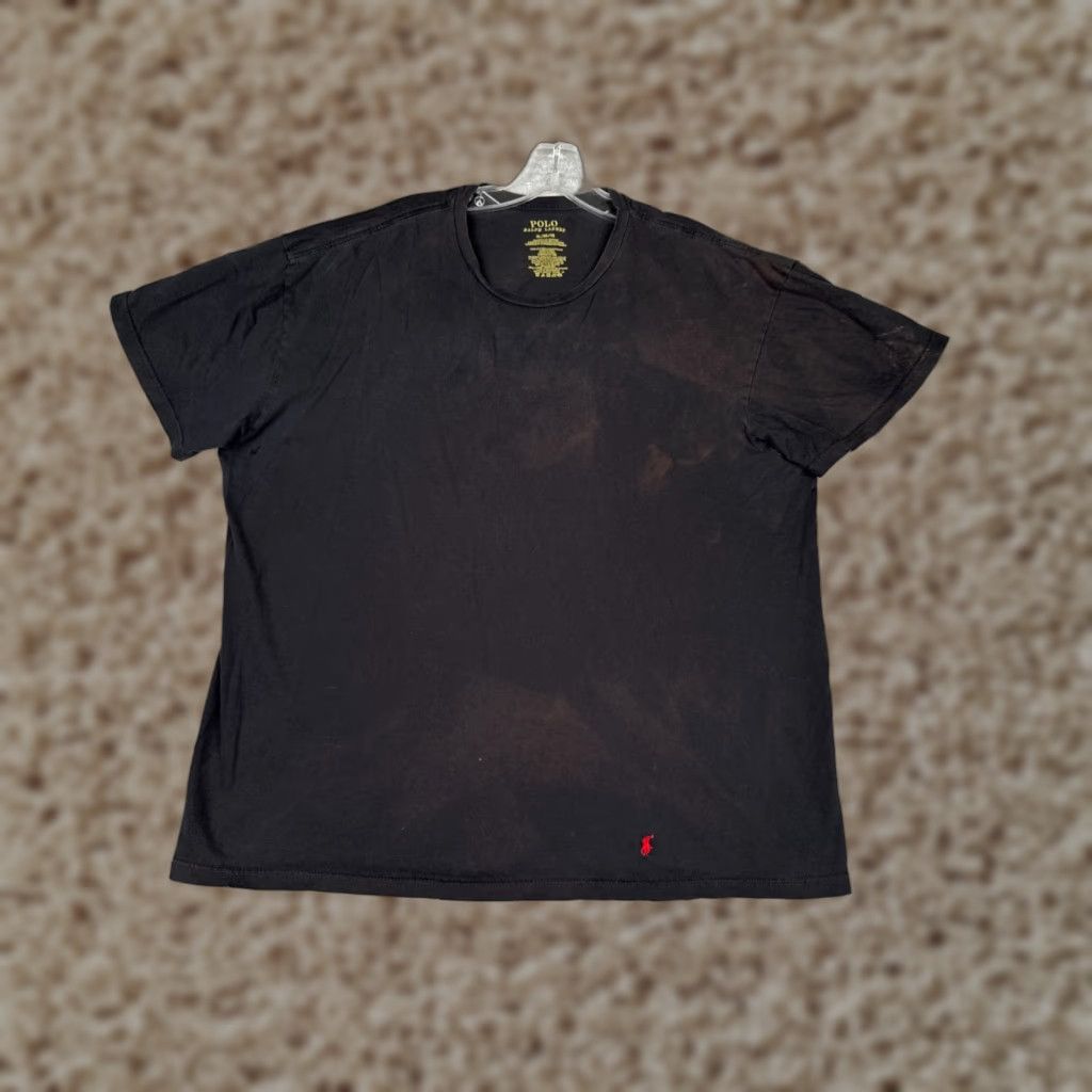 Ralph Lauren VINTAGE Ralph Lauren Shirt Adult XL Black Short Sleeve Cotton Crew READ Size US XL / EU 56 / 4 - 1 Thumbnail