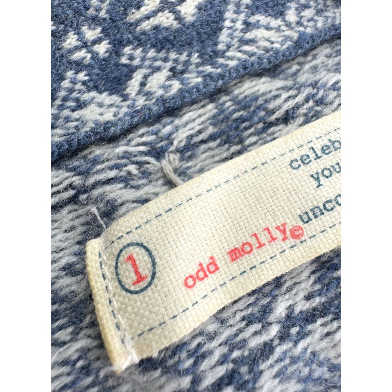 Vintage Odd Molly Jumper Cardigan Size 1 S womens blue wool 654 Size XS / US 0-2 / IT 36-38 - 5 Thumbnail