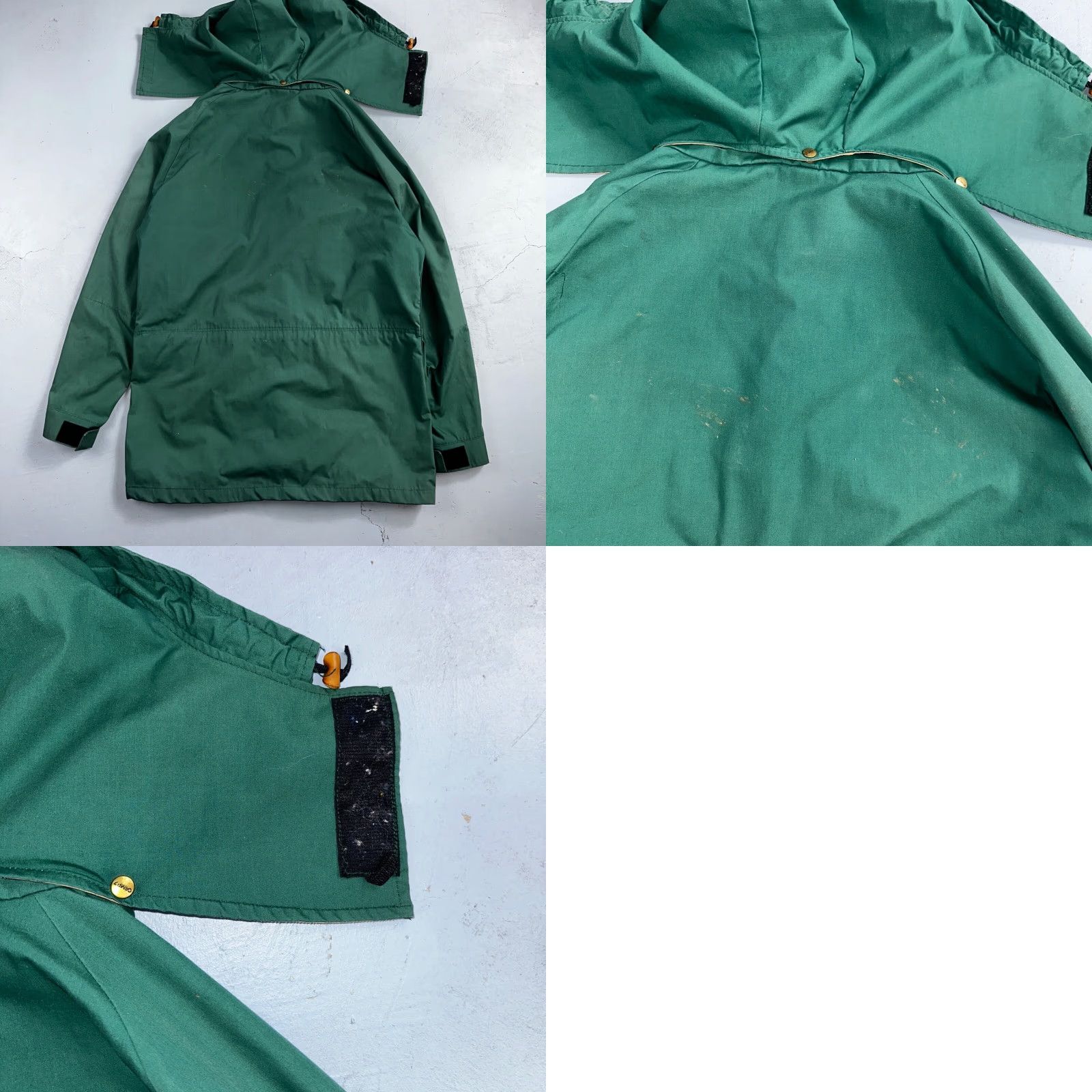 Vintage VINTAGE Camp7 Jacket Men XL Green Full Zip Hooded Windbreaker Size US XL / EU 56 / 4 - 9 Thumbnail