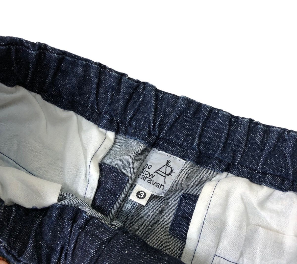 Japanese Brand × go slow caravan Go Slow Caravan Stripe Pocket Denim Climbing Pants Size US 32 / EU 48 - 10 Thumbnail