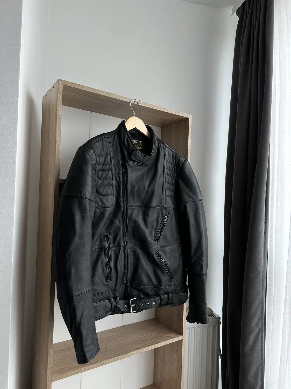 Louis W. × Lui's × Vintage Vintage LOUIS Black International Biker Motorcycle Jacket Size US M / EU 48-50 / 2 - 1 Thumbnail