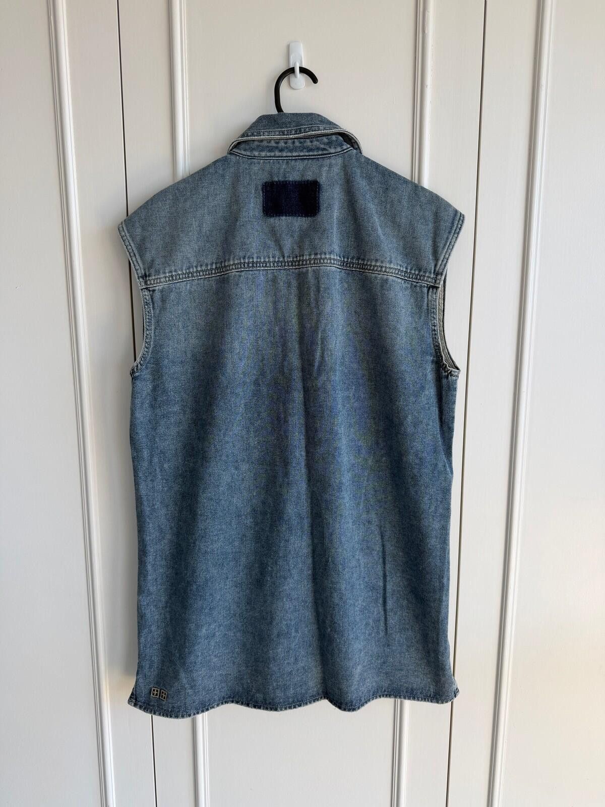 Ksubi new Ksubi womens sleeveless denim shirt dress blue small s 8 Size S / US 4 / IT 40 - 6 Thumbnail
