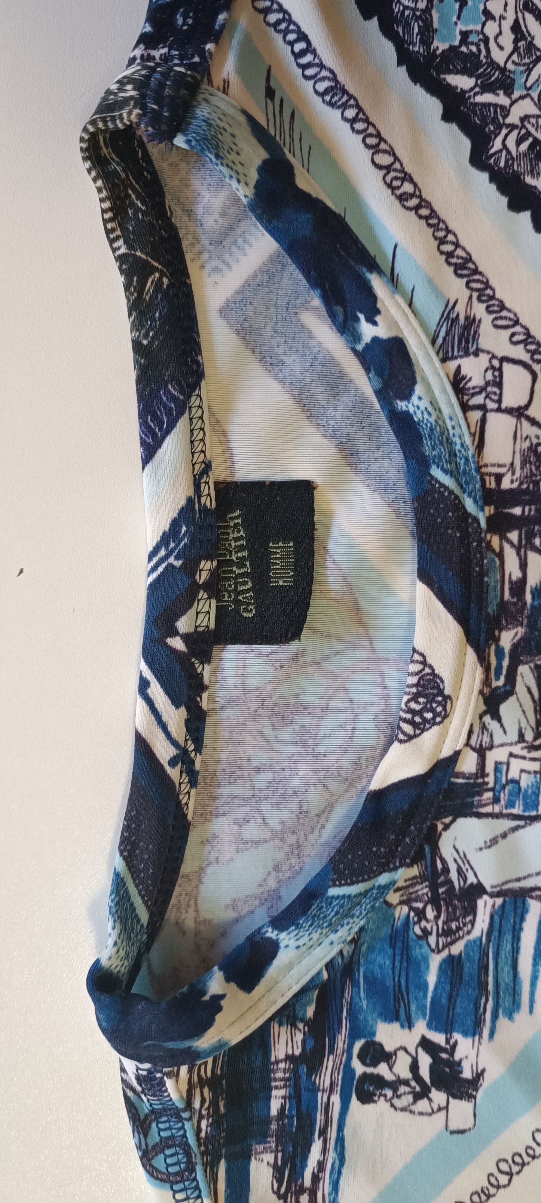 Jean Paul Gaultier 2001- Never worn - Viscose t-shirt Size US M / EU 48-50 / 2 - 3 Thumbnail