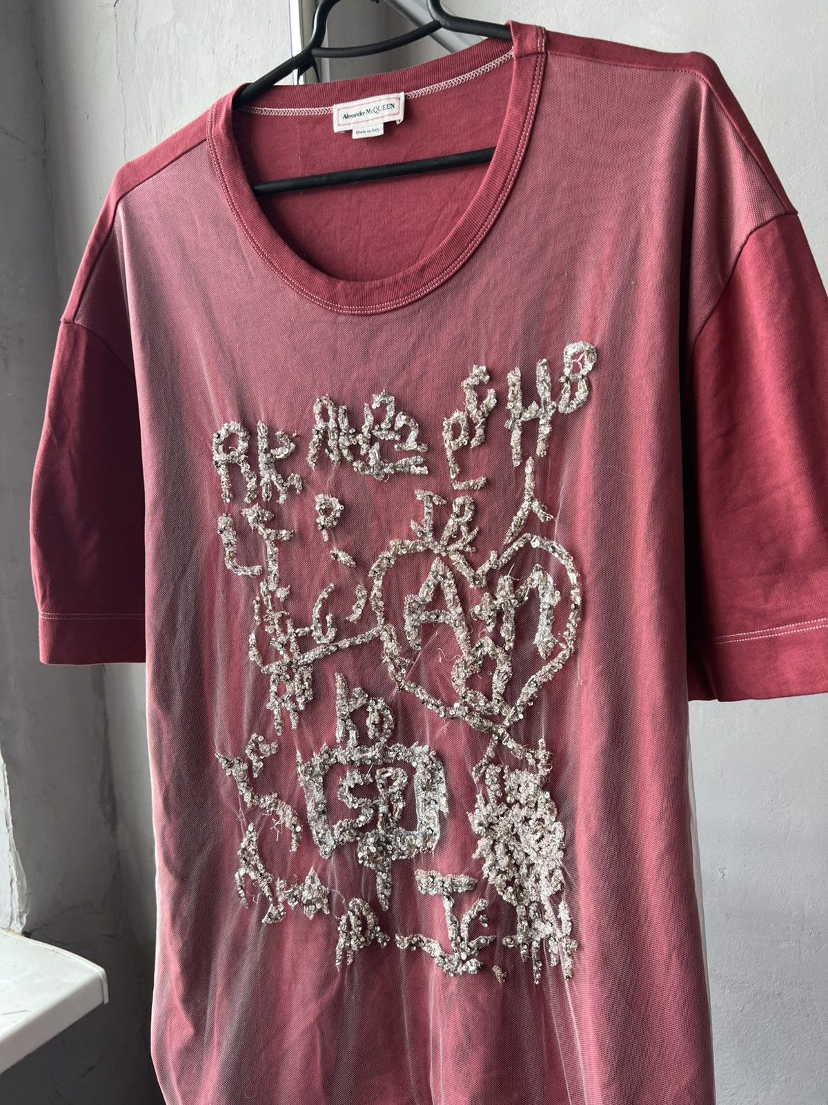Alexander McQueen AW22 ALEXANDER MQUEEN DESIGNER MENS T SHIRT MADE IN ITALY Size US XL / EU 56 / 4 - 4 Thumbnail