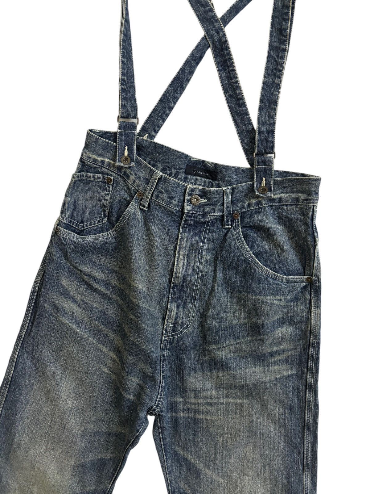 If Six Was Nine × Japanese Brand GARAGE BLUE JAPANESE BRAND BAGGY STYLE DENIM Size US 32 / EU 48 - 4 Thumbnail