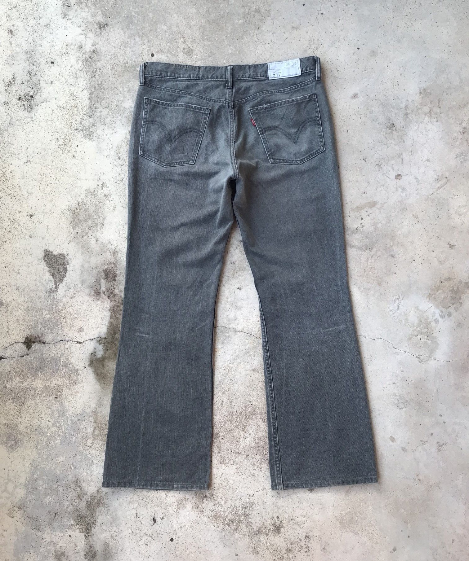 Levi's × Vintage FLARED VINTAGE Levis 517 faded black japan W33x29 Size US 33 - 6 Thumbnail