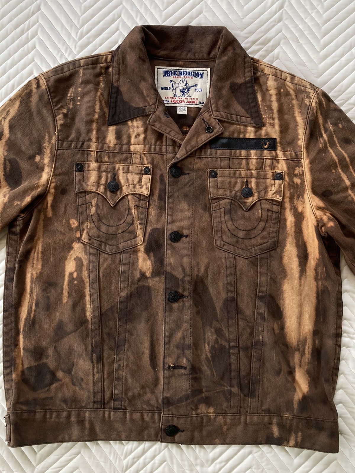 True Religion True Religion Denim Trucker Jacket Size US XL / EU 56 / 4 - 5 Thumbnail