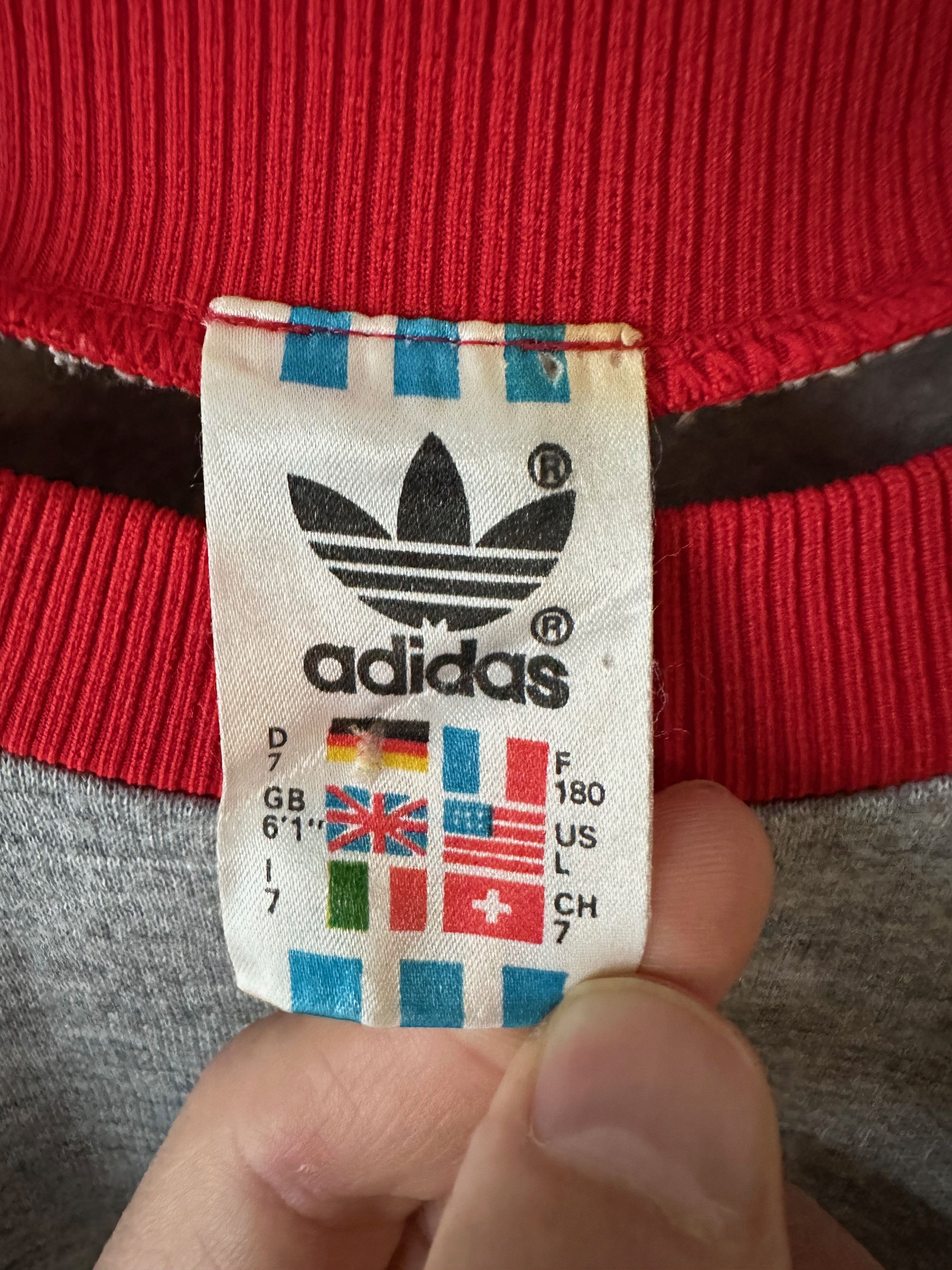 Vintage 80's-90's Adidas crew neck sweatshirt Made in Hong Kong Size US M / EU 48-50 / 2 - 4 Thumbnail